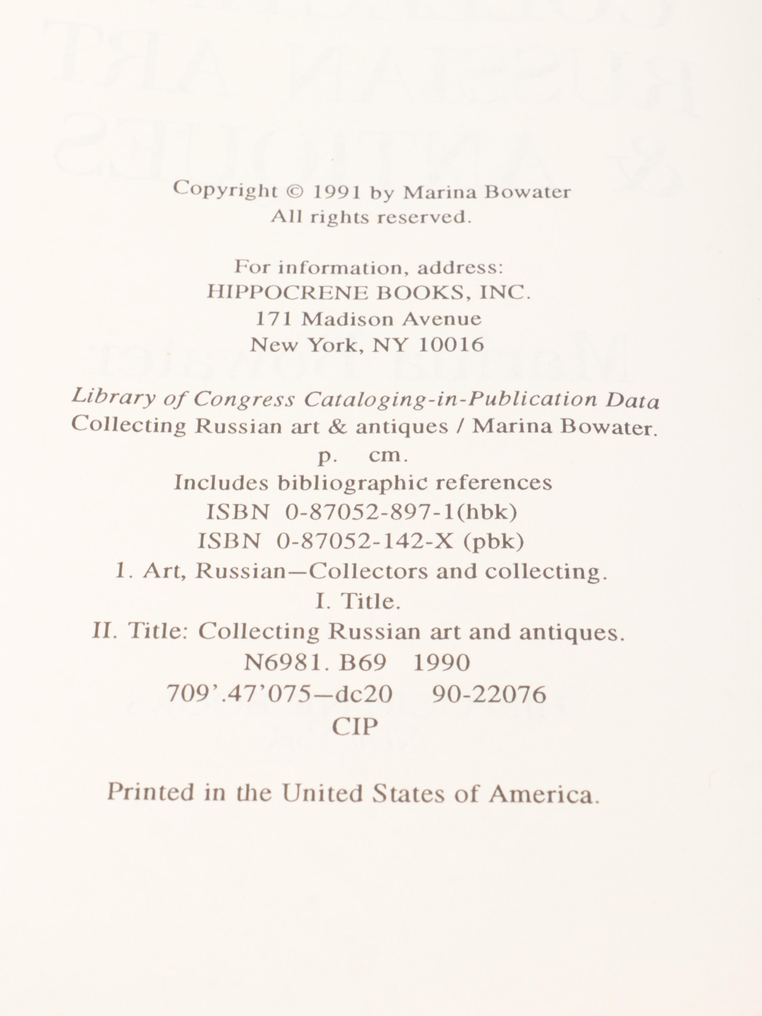 "A History of Russian Painting" by Alan Bird with Russian History and Art Books