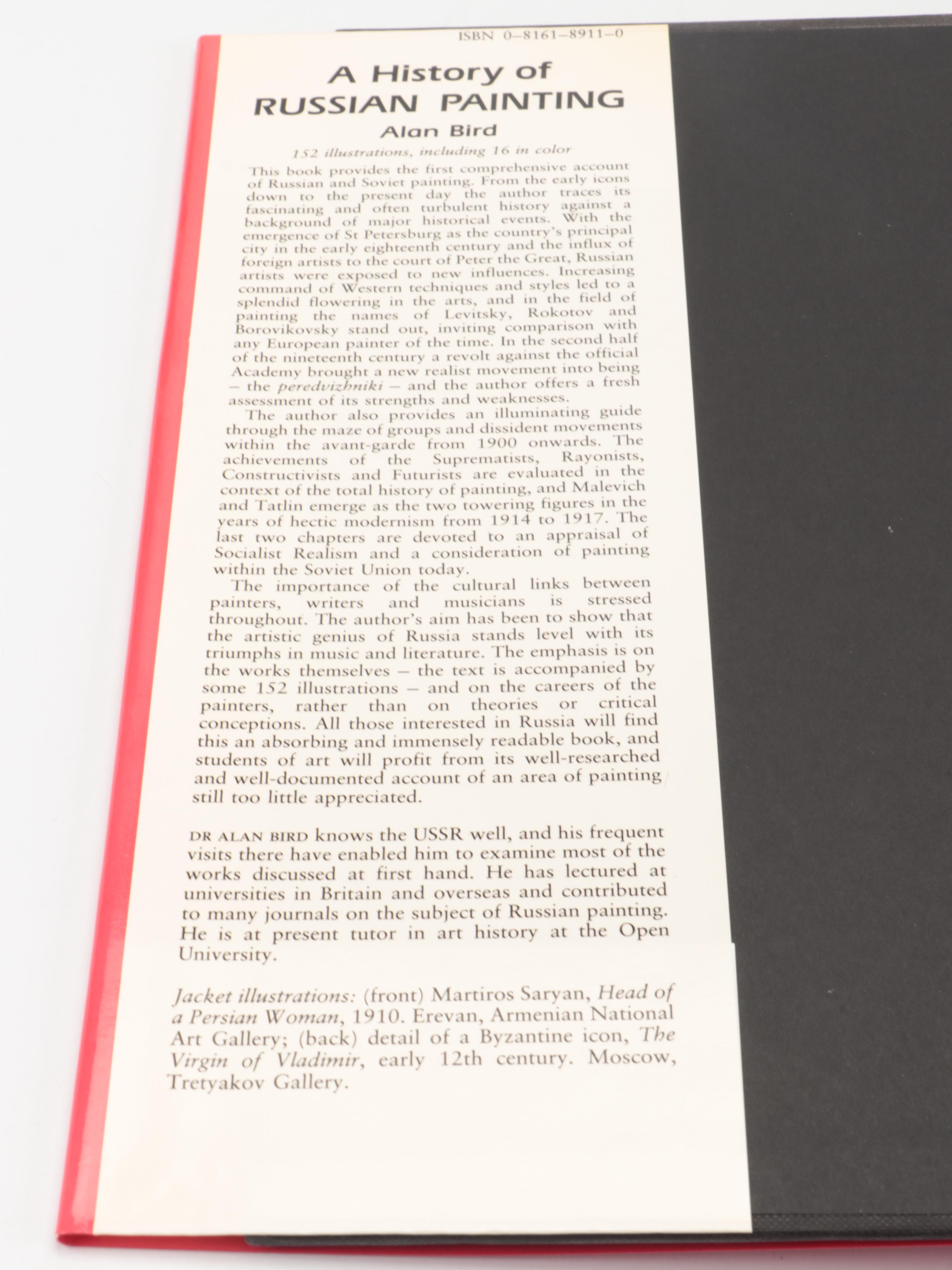 "A History of Russian Painting" by Alan Bird with Russian History and Art Books