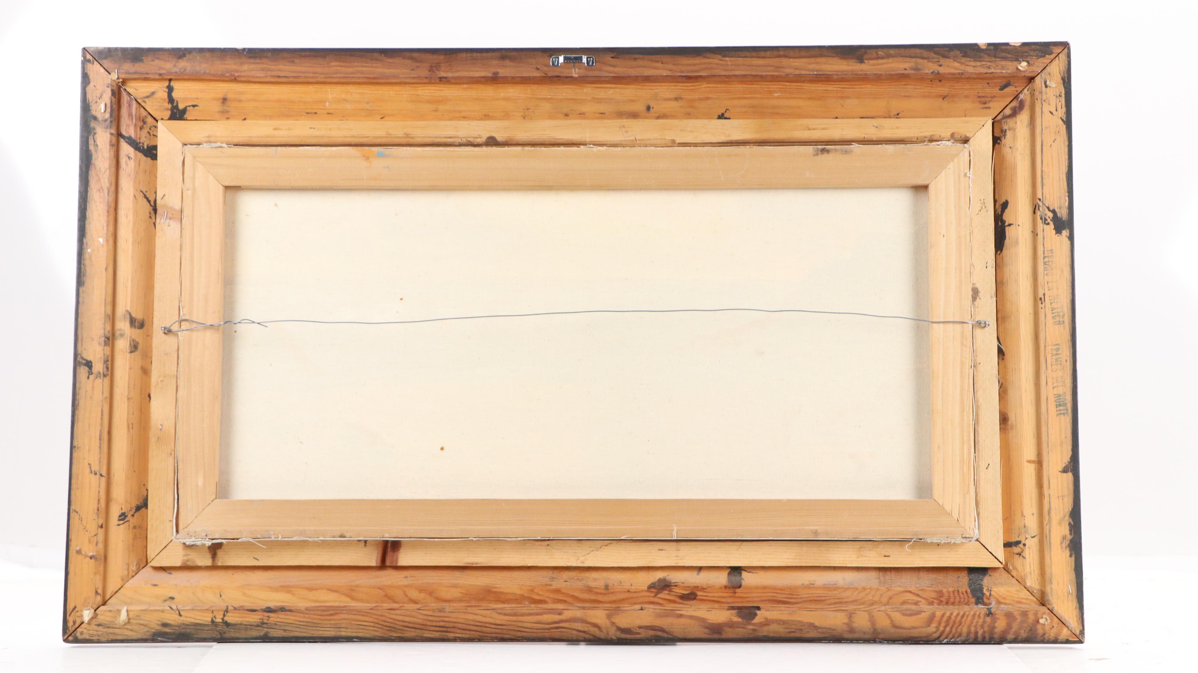 Mary Veiga Oil Painting of Sunset Seascape, 21st Century