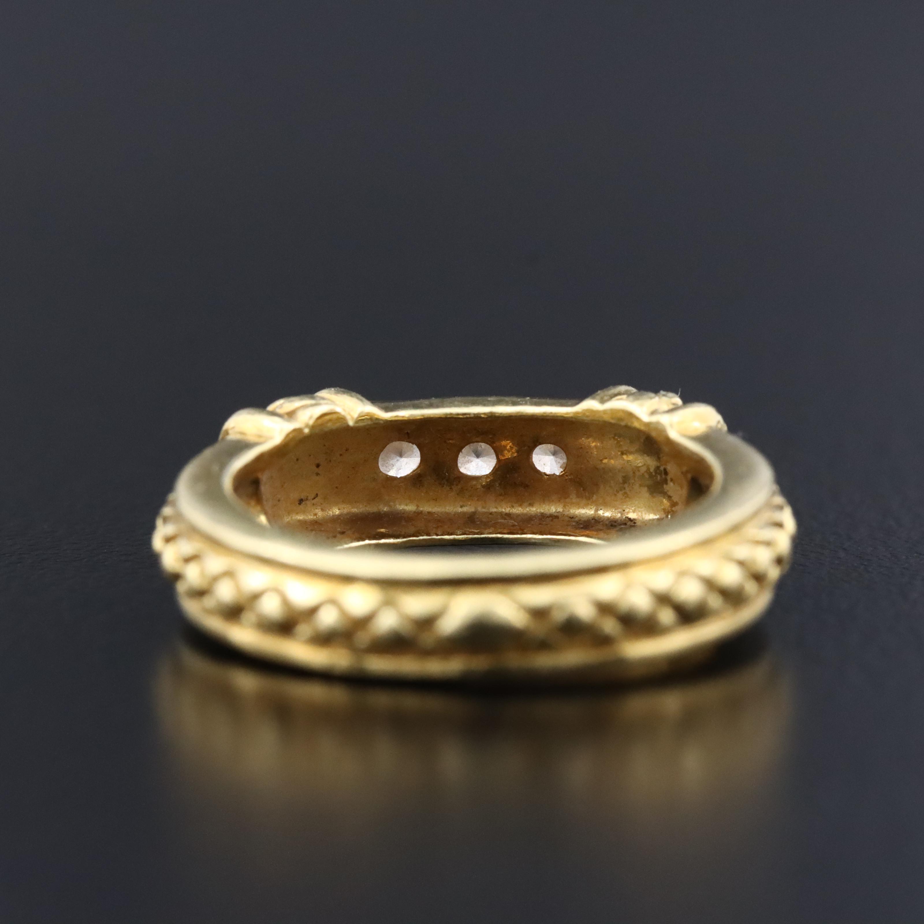 Judith Ripka 18K 0.18 CTW Diamond Ring