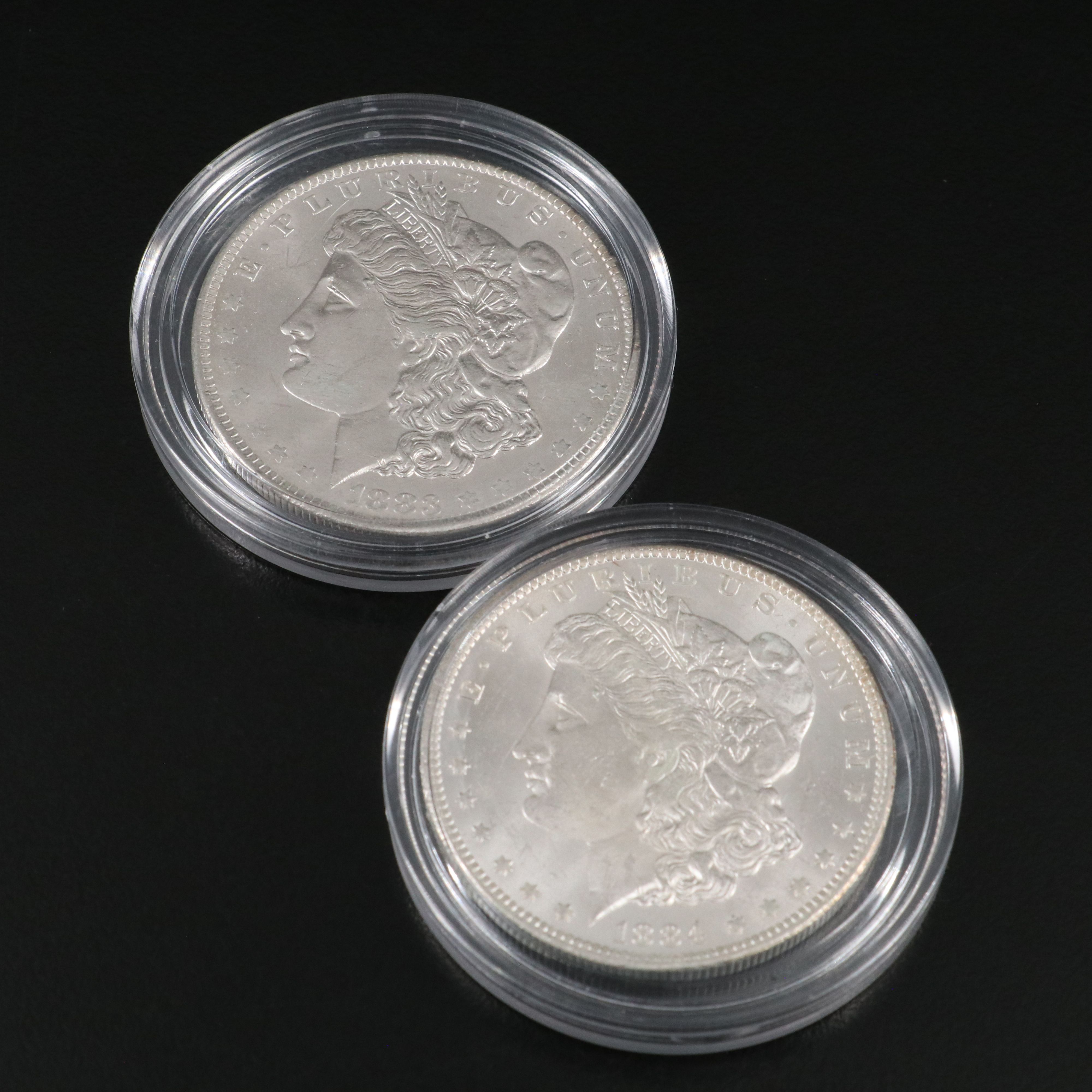 Five Morgan Dollars From the 1880's and a 1921