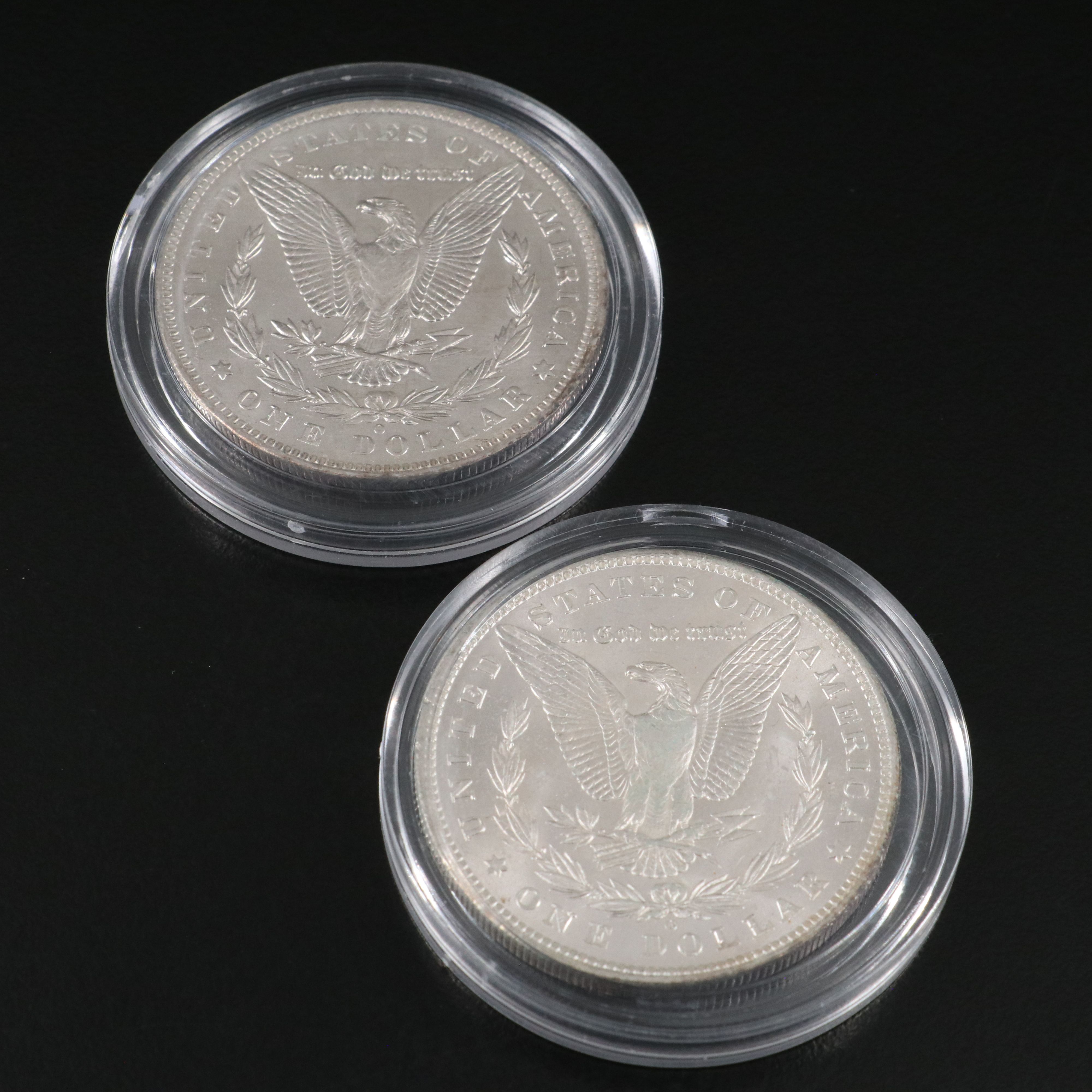 Five Morgan Dollars From the 1880's and a 1921