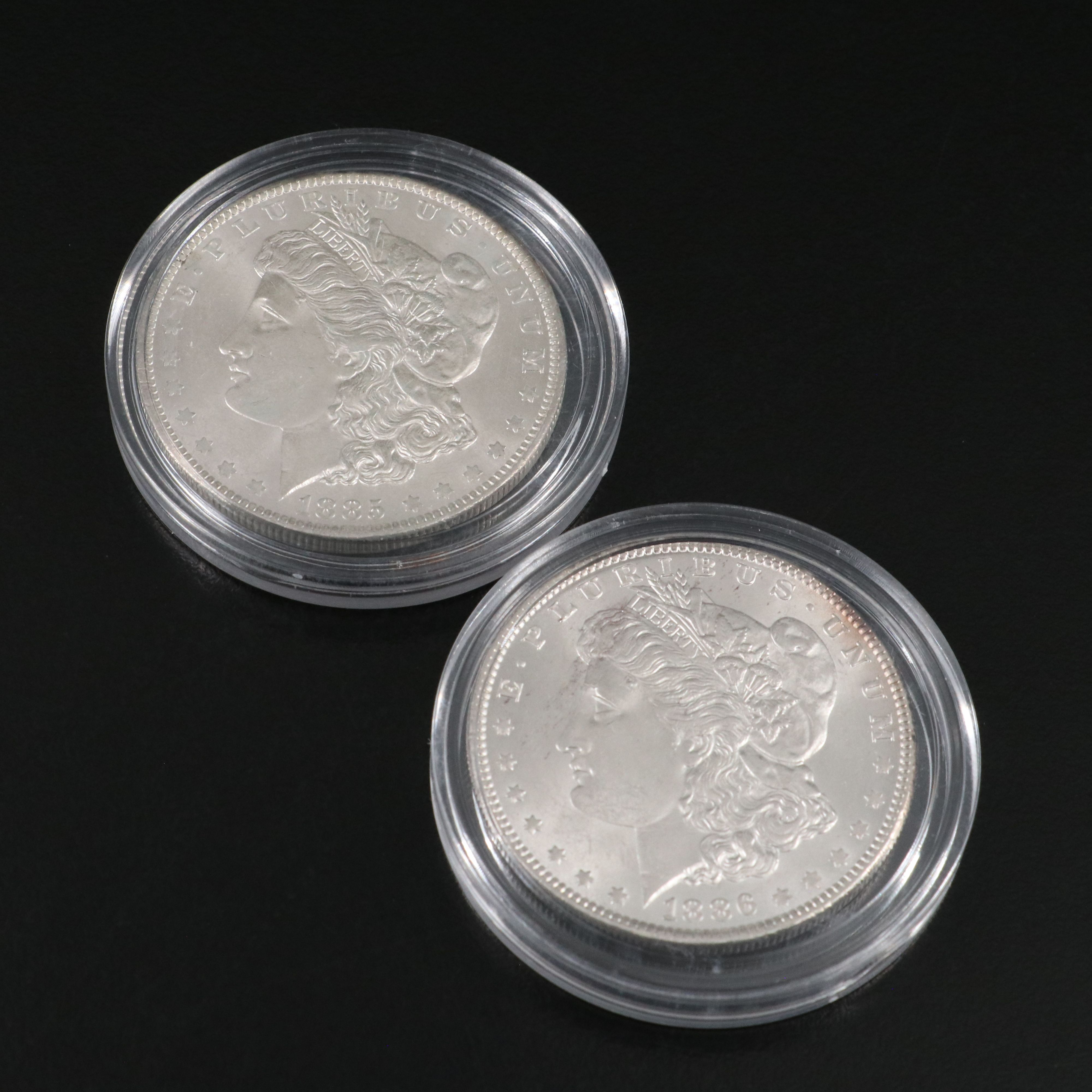 Five Morgan Dollars From the 1880's and a 1921