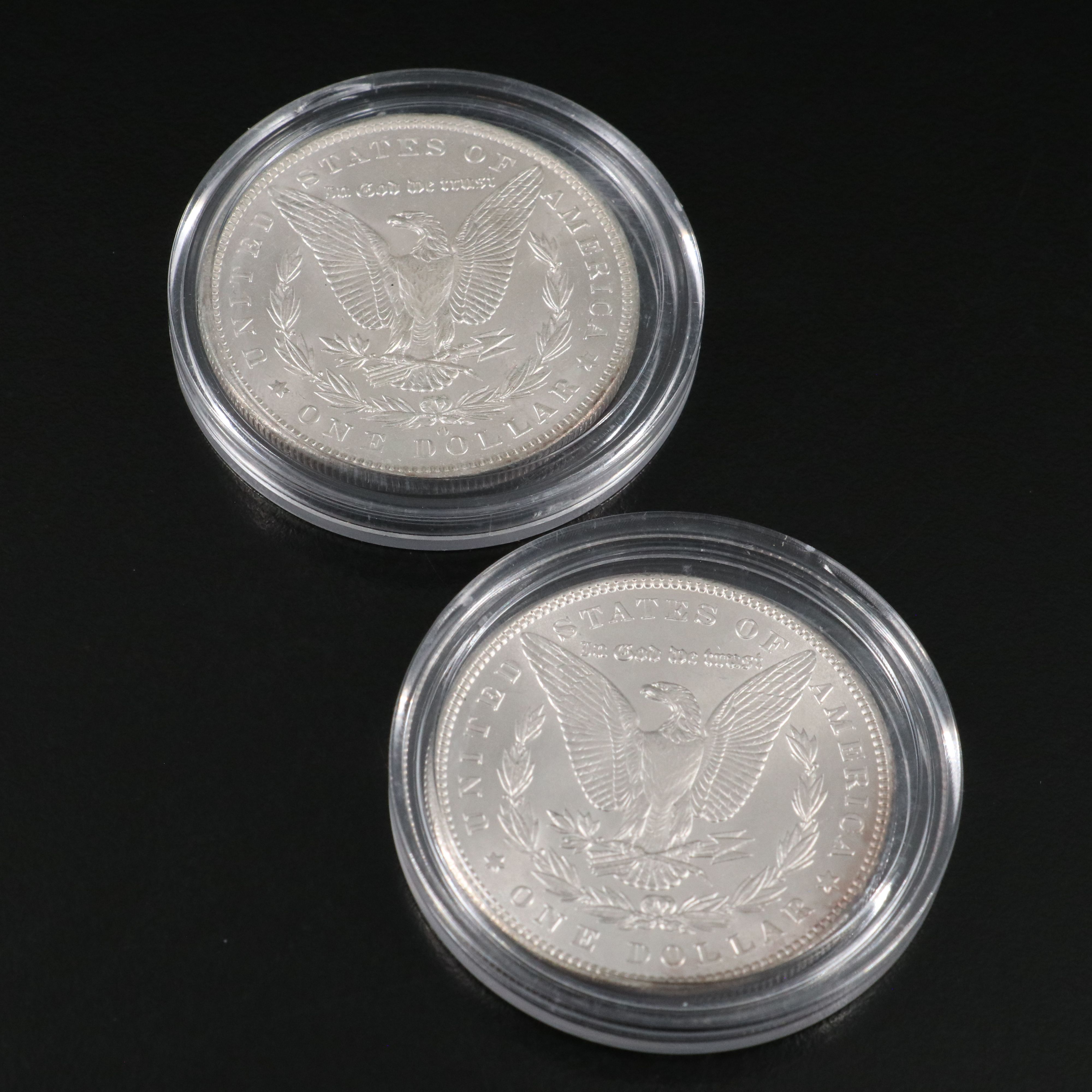 Five Morgan Dollars From the 1880's and a 1921