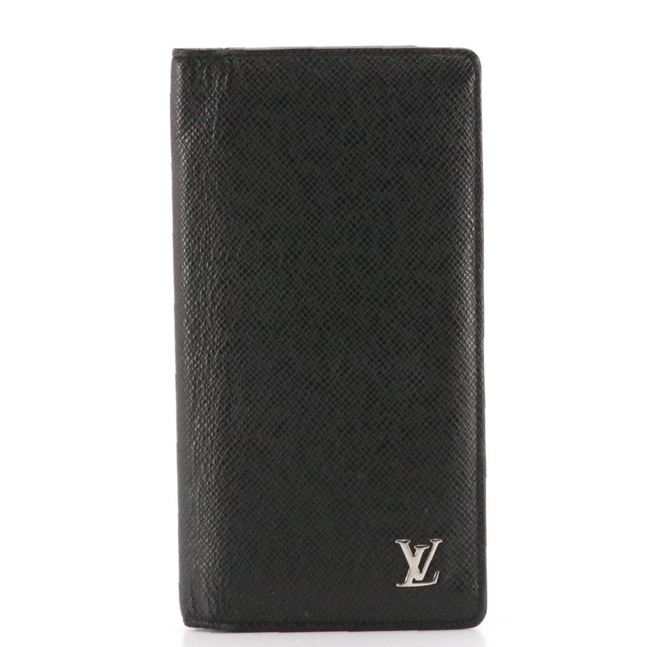 Louis Vuitton Porte-Cartes Crédit Yen Long Wallet in Taïga Leather