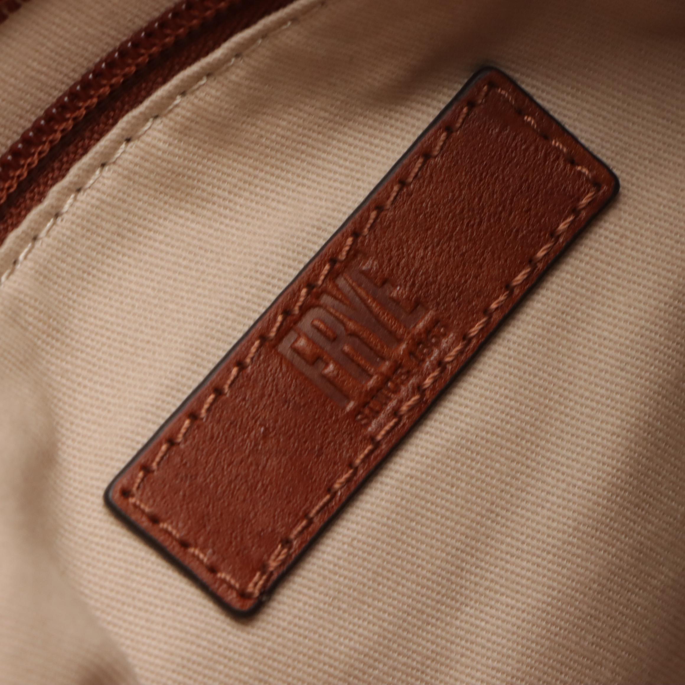 Frye Top Zip Messenger Crossbody Bag and Portland Tooled Leather Two-Way Tote