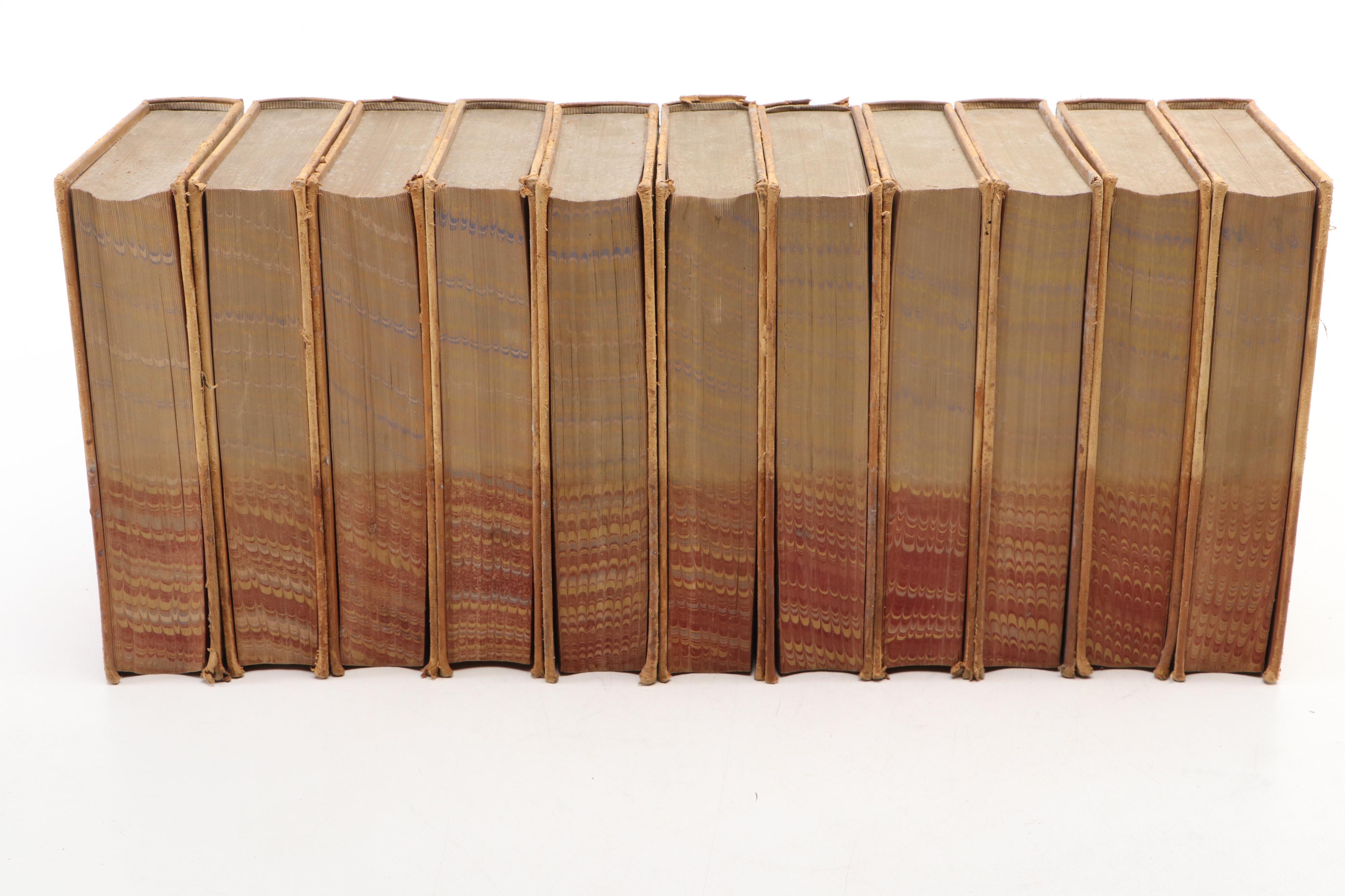 "Americanized Encyclopædia Britannica" Near Complete Set, Late 19th Century