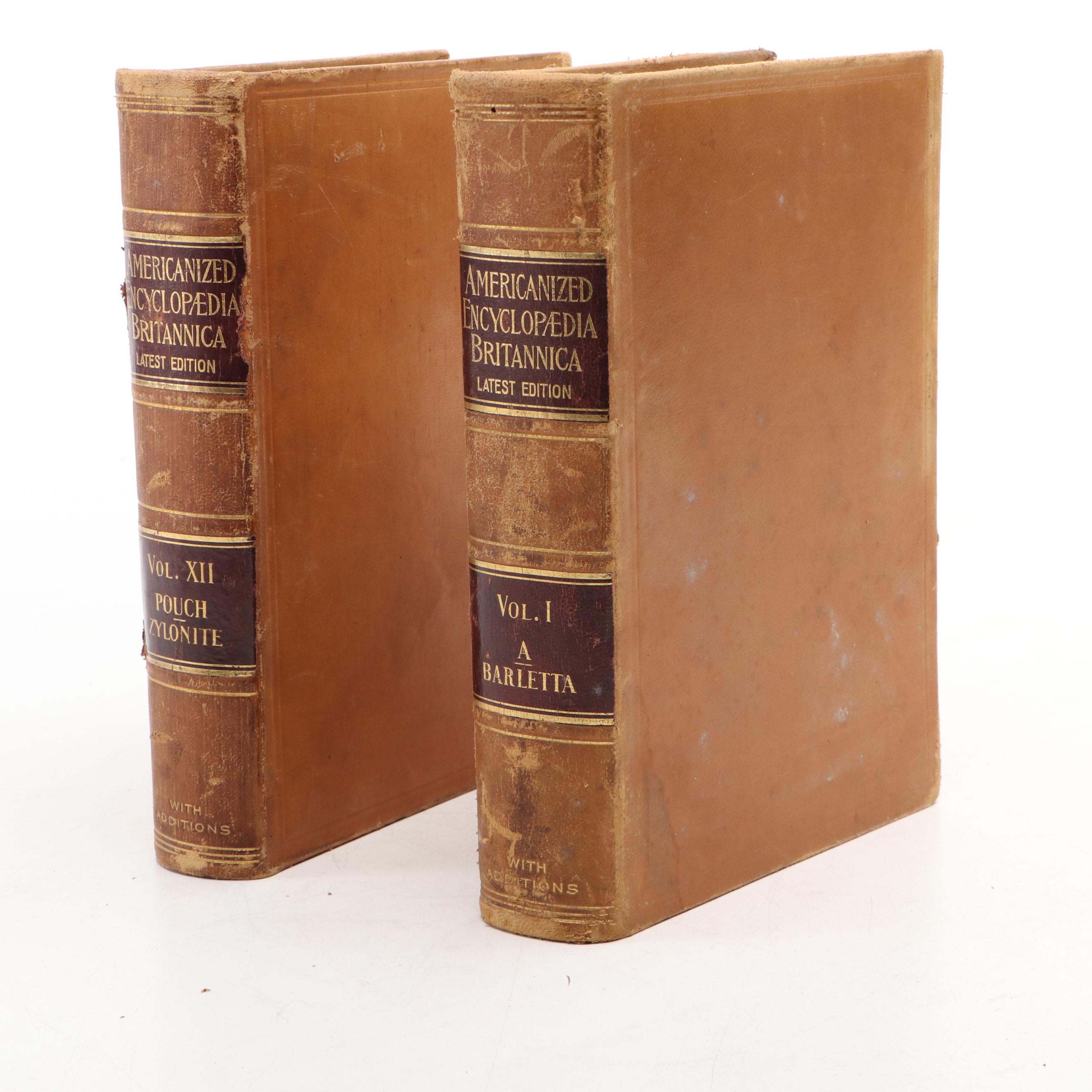 "Americanized Encyclopædia Britannica" Near Complete Set, Late 19th Century