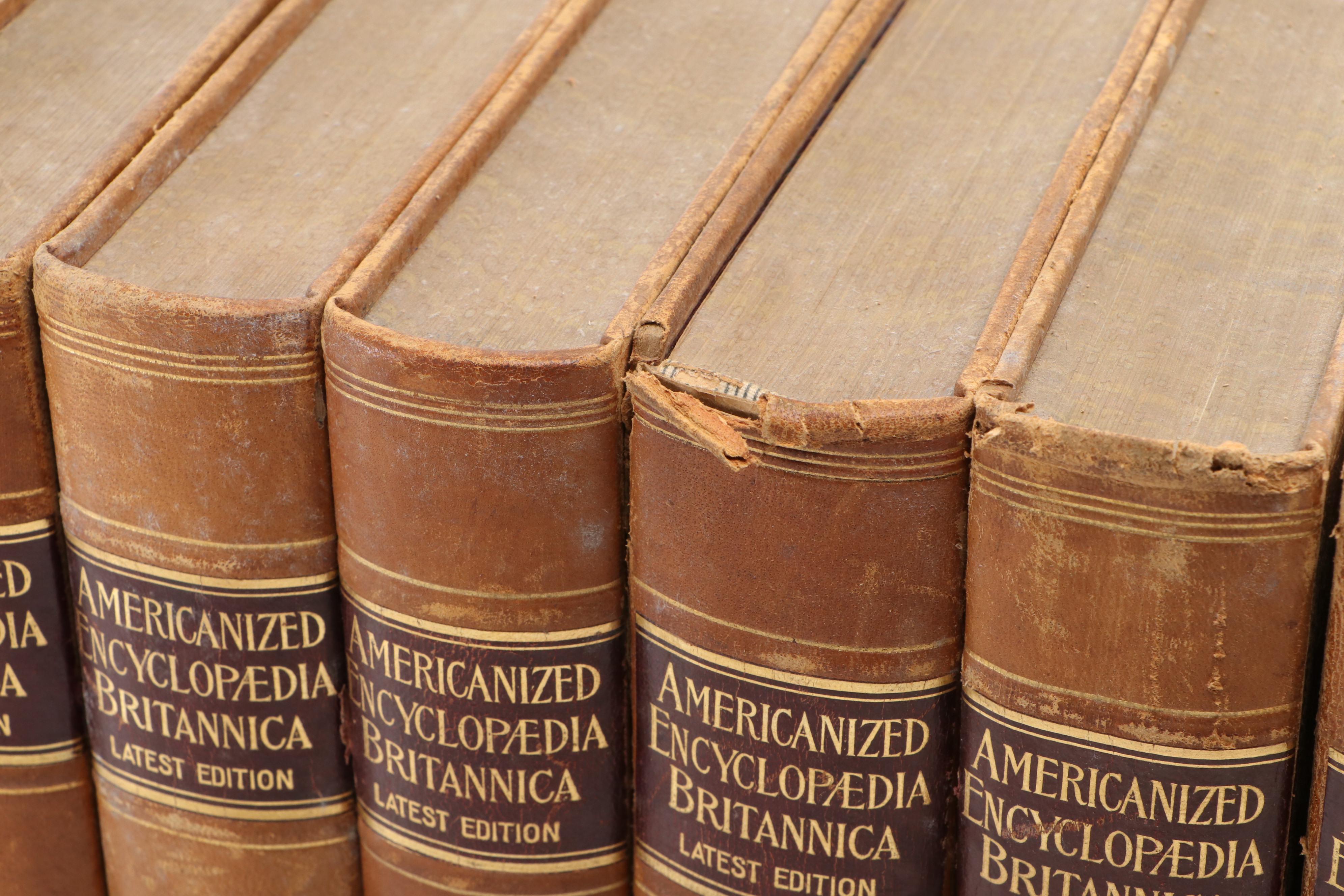"Americanized Encyclopædia Britannica" Near Complete Set, Late 19th Century