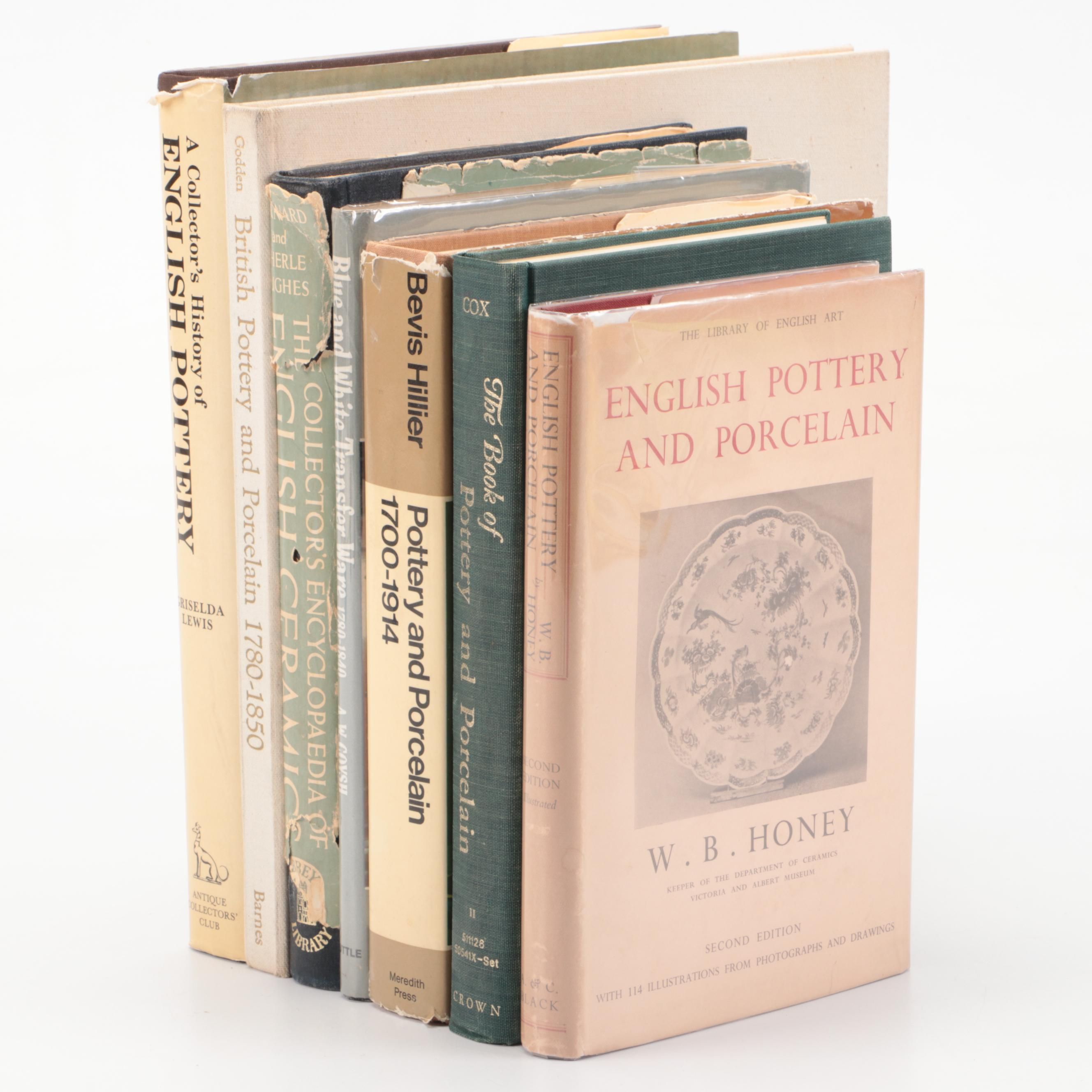 "Pottery and Porcelain" by Bevis Hillier and Other English Ceramics Books