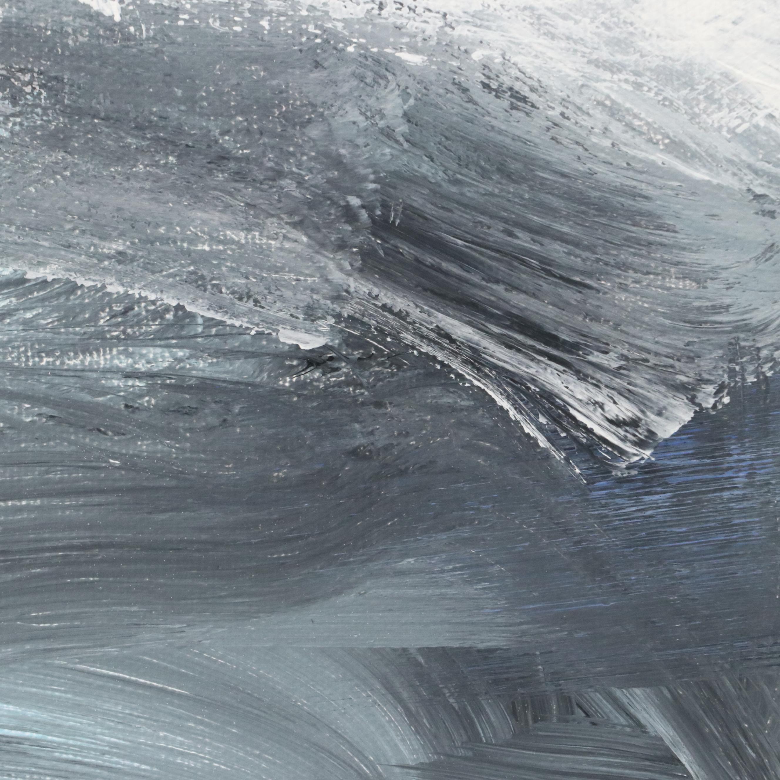 Robbie Kemper Abstract Acrylic Painting "Storm Clearing," 21st Century