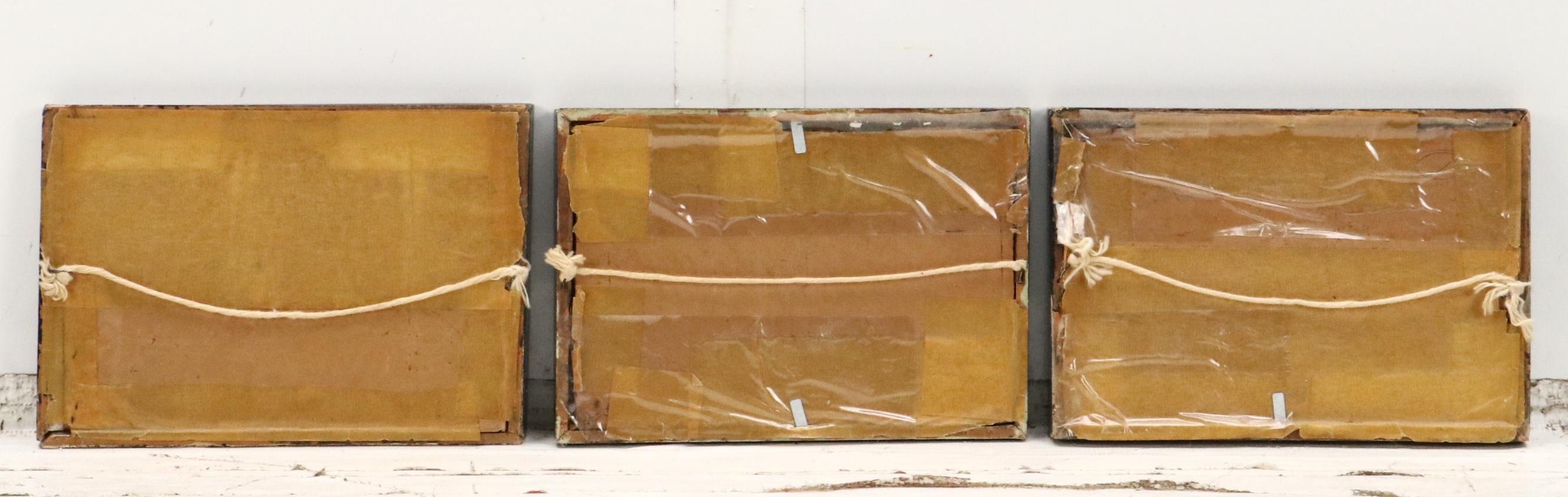 Henri Norman Landscape Impasto Paintings, Mid to Late 20th C.