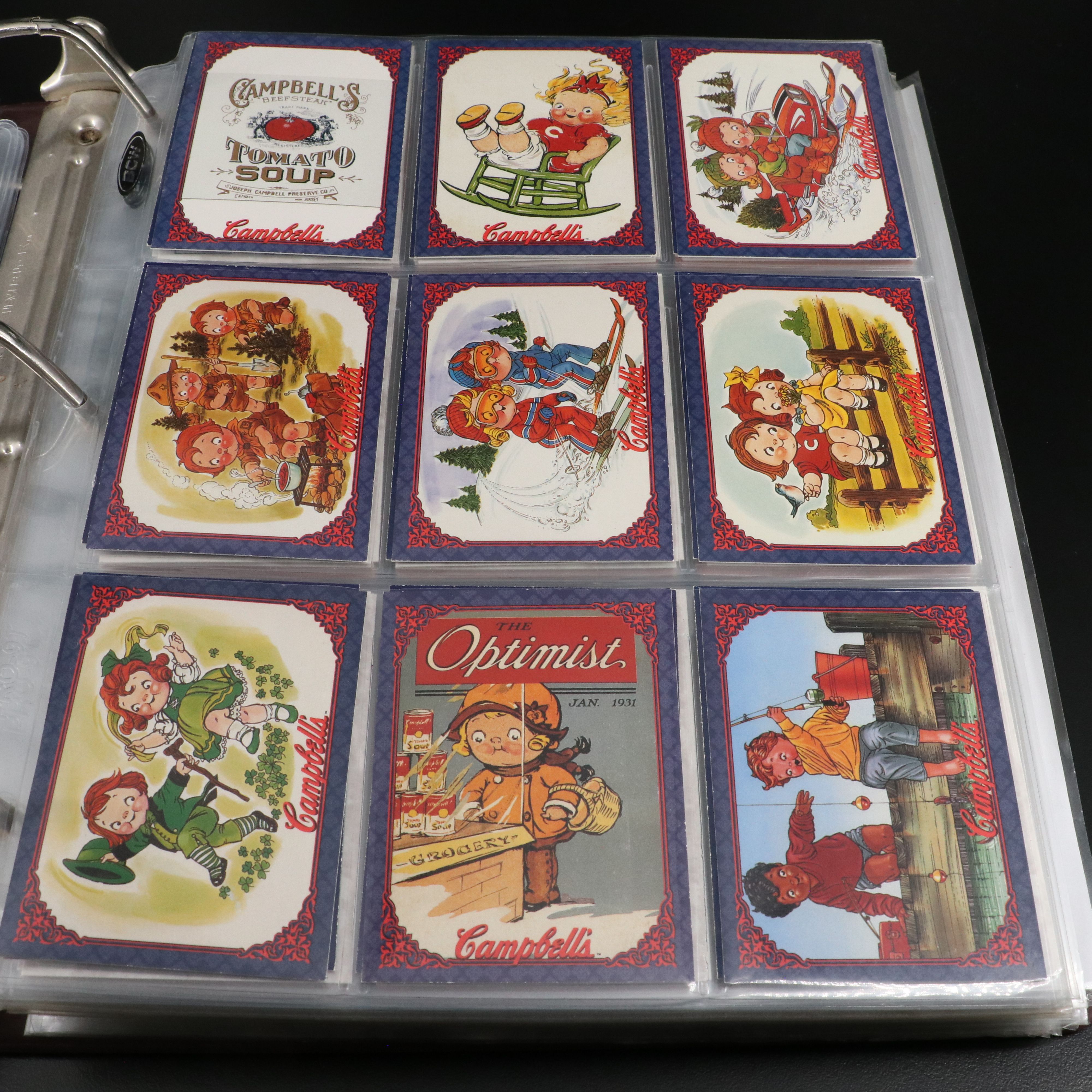 Large Collection of Trading Cards, Including Campbell's, Coca Cola, and More