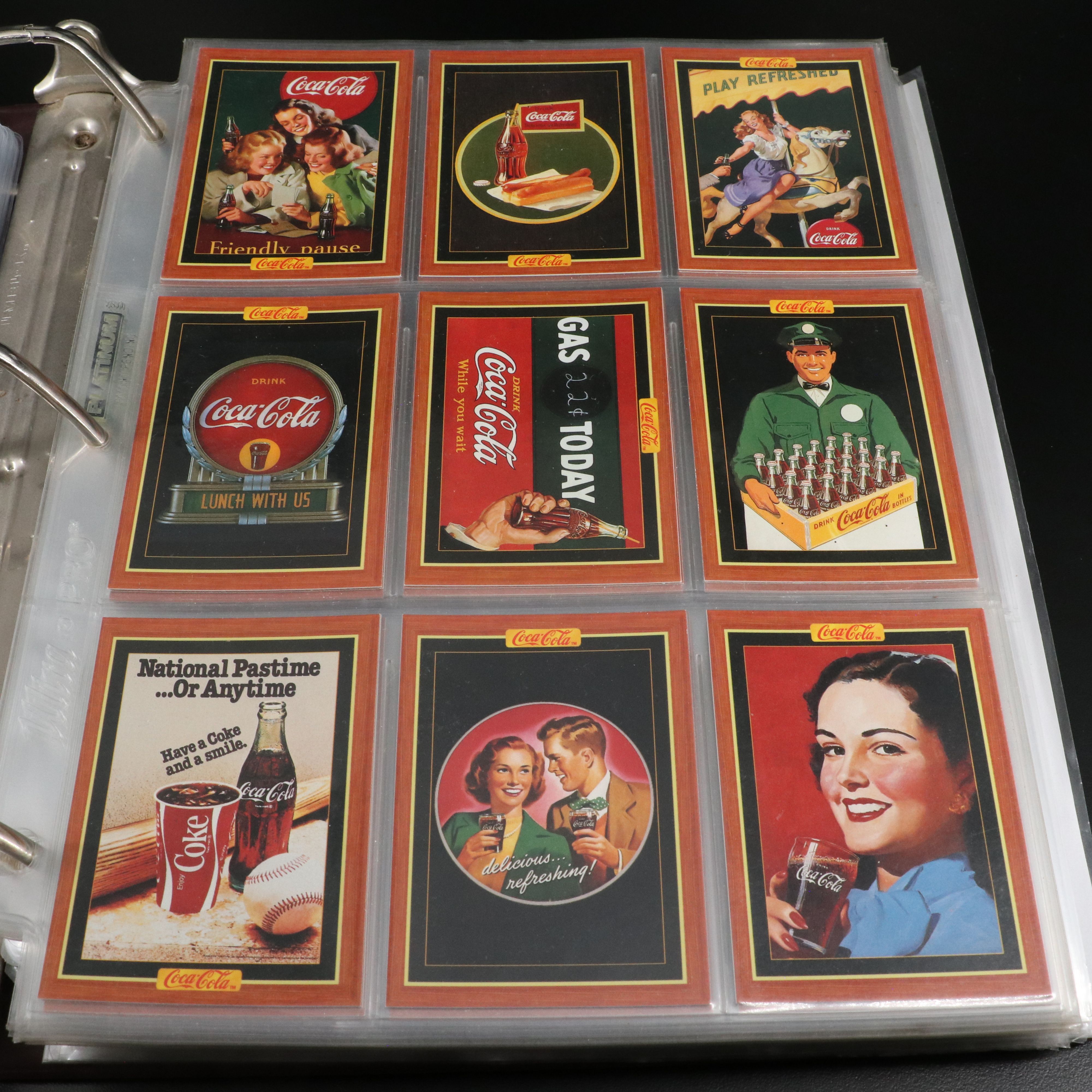 Large Collection of Trading Cards, Including Campbell's, Coca Cola, and More