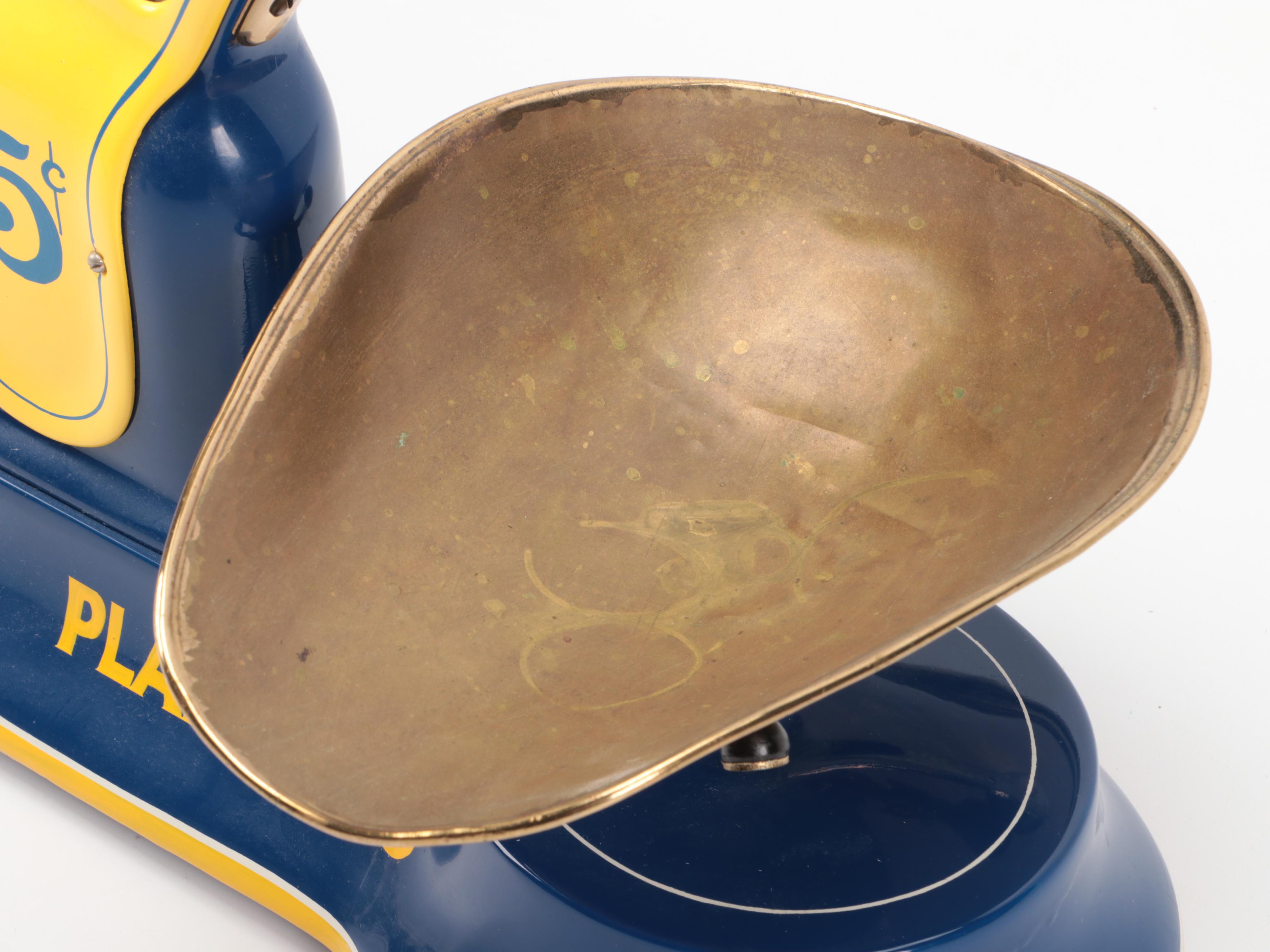 Planters Fresh Roasted Peanuts Metal Advertising Scale