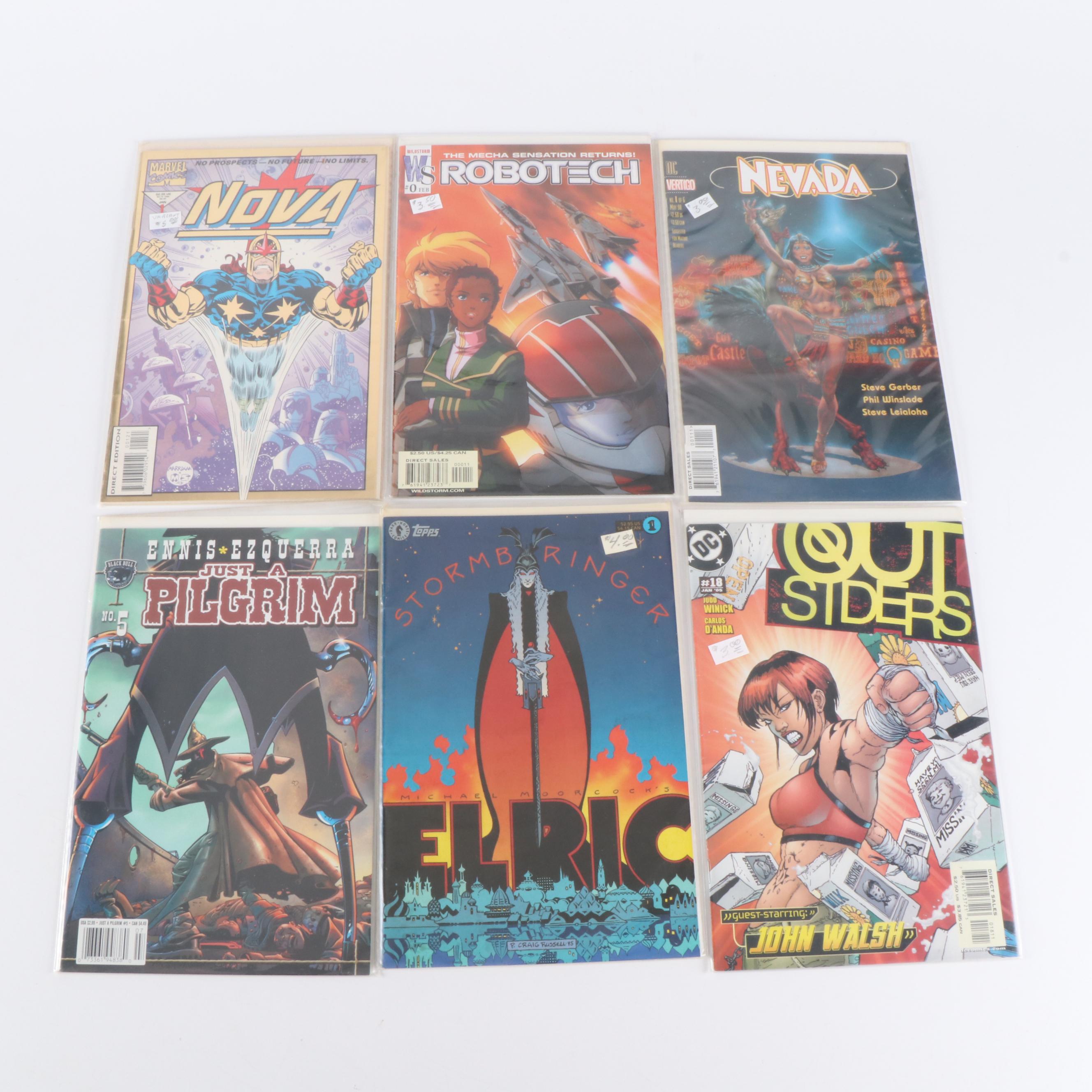 Modern Age Comic Books Featuring "Outsiders", "Paradise X", and More