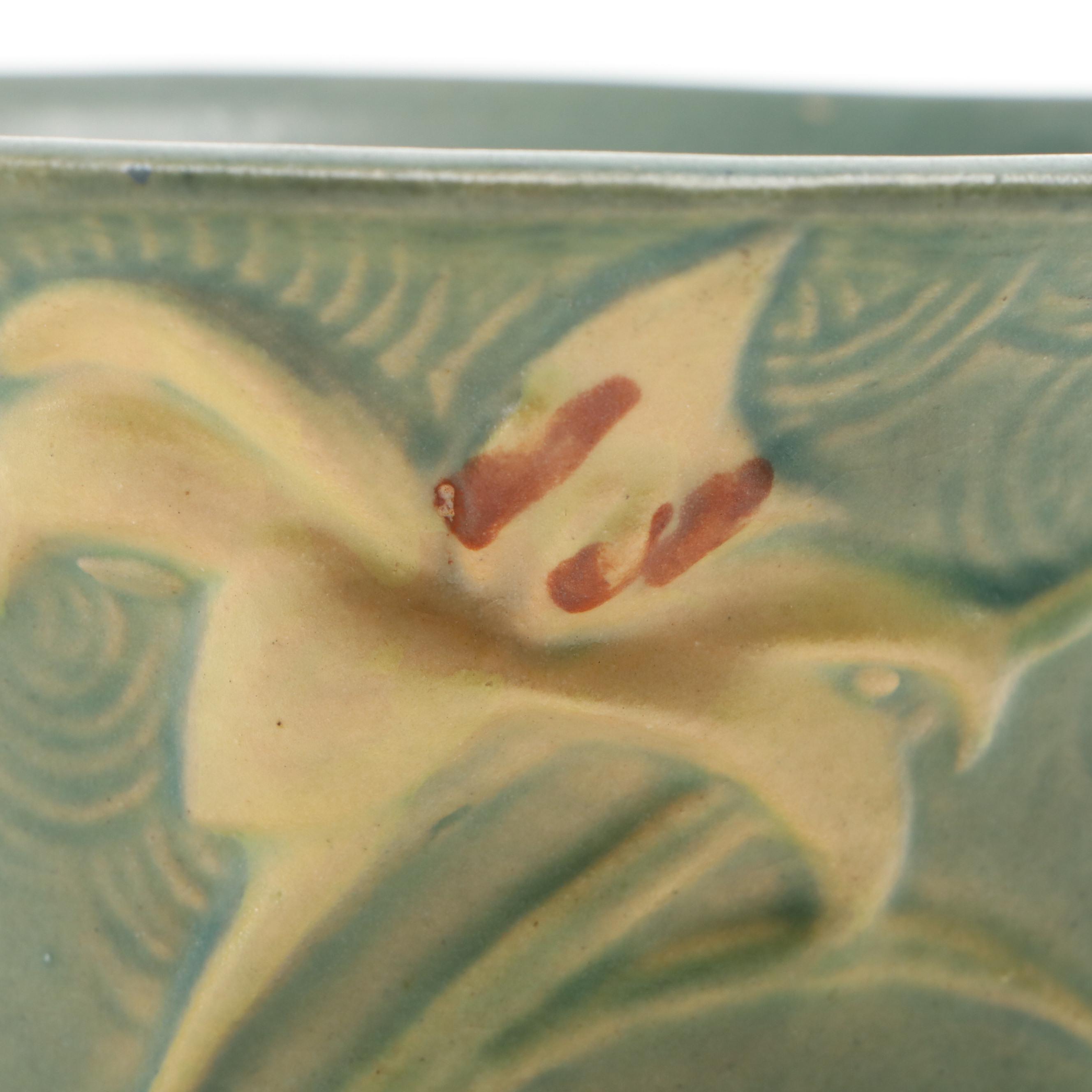 Roseville Pottery "Clematis" and "Zepher Lily" Planters, Mid-20th Century