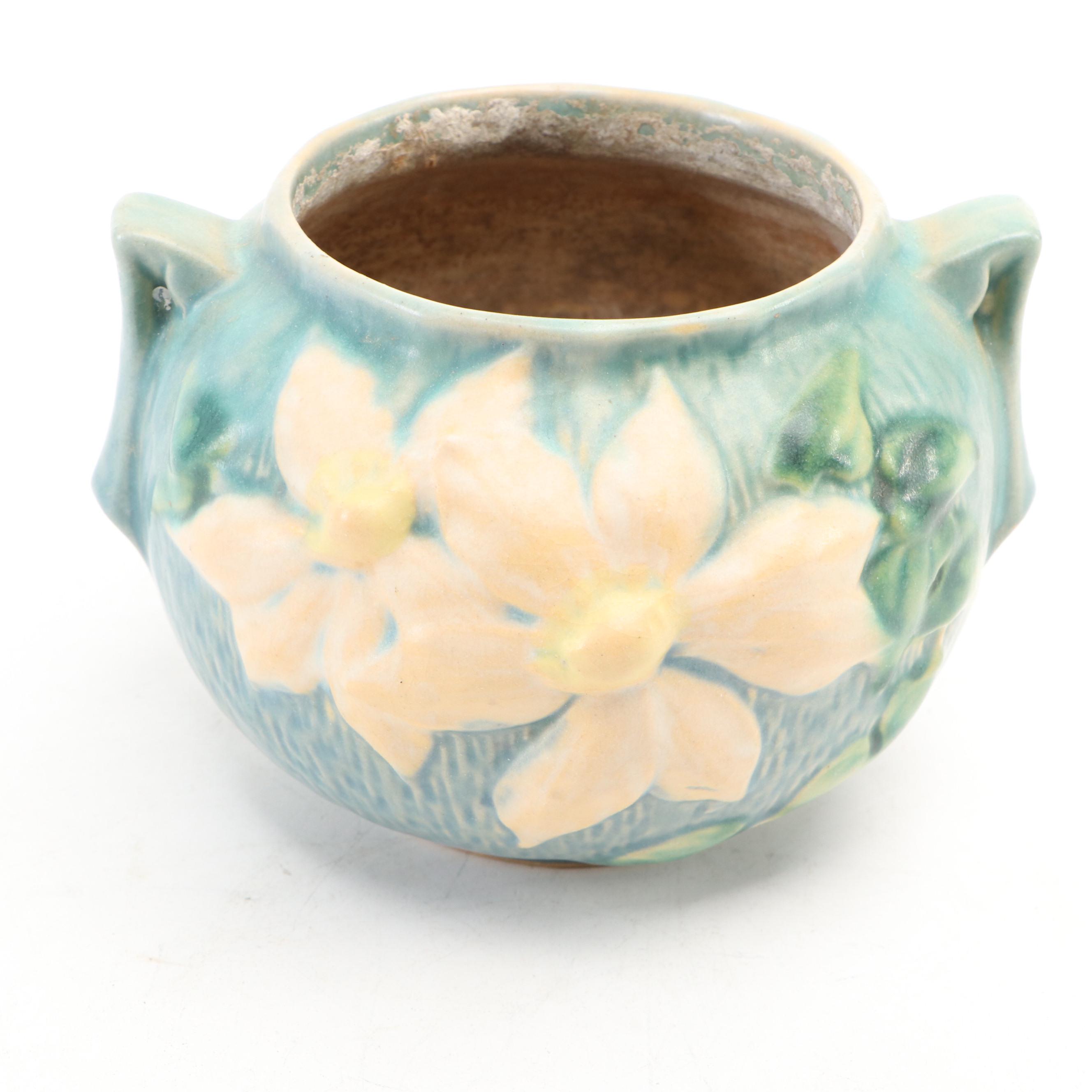 Roseville Pottery "Clematis" and "Zepher Lily" Planters, Mid-20th Century