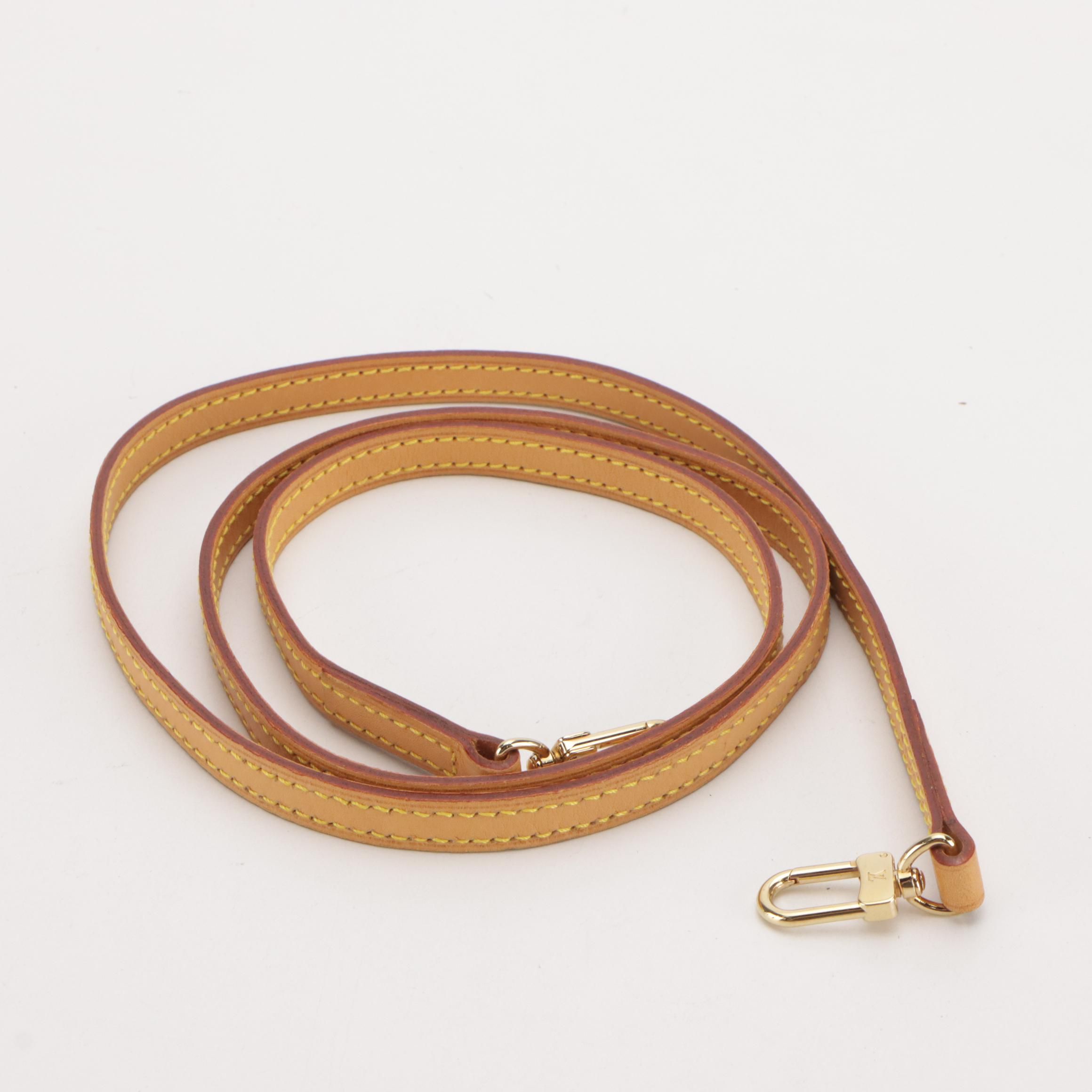 Louis Vuitton Vachetta Leather Bag Strap