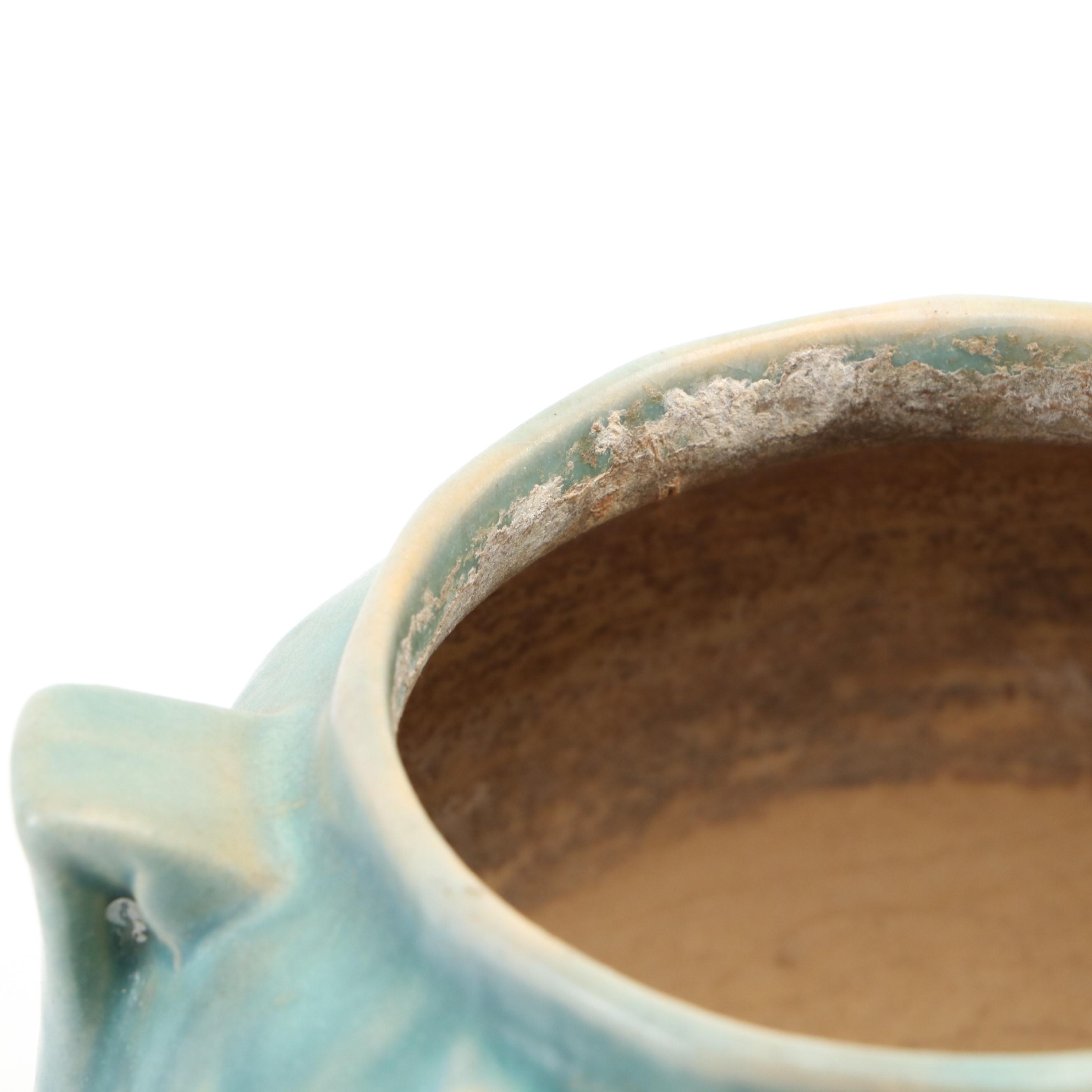 Roseville Pottery "Clematis" and "Zepher Lily" Planters, Mid-20th Century