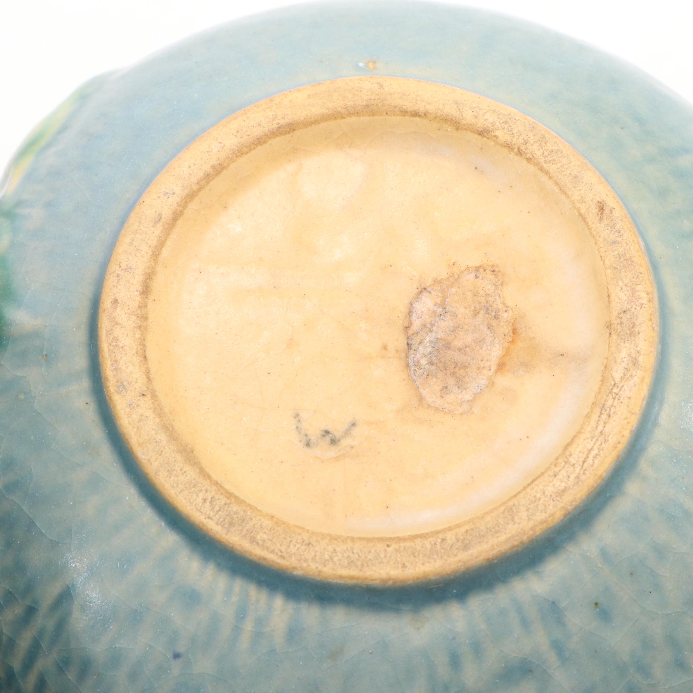 Roseville Pottery "Clematis" and "Zepher Lily" Planters, Mid-20th Century