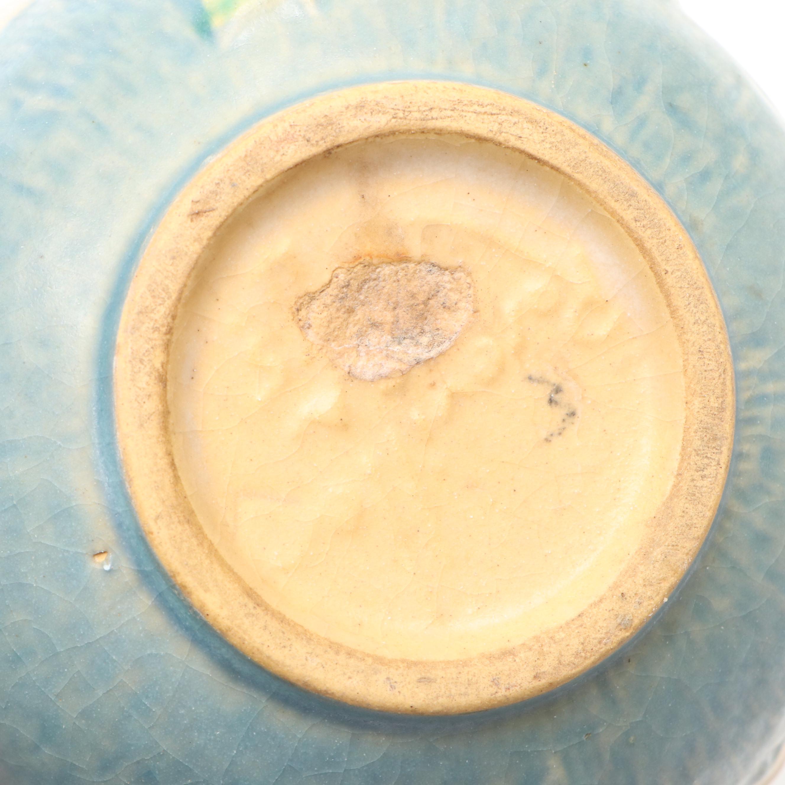 Roseville Pottery "Clematis" and "Zepher Lily" Planters, Mid-20th Century