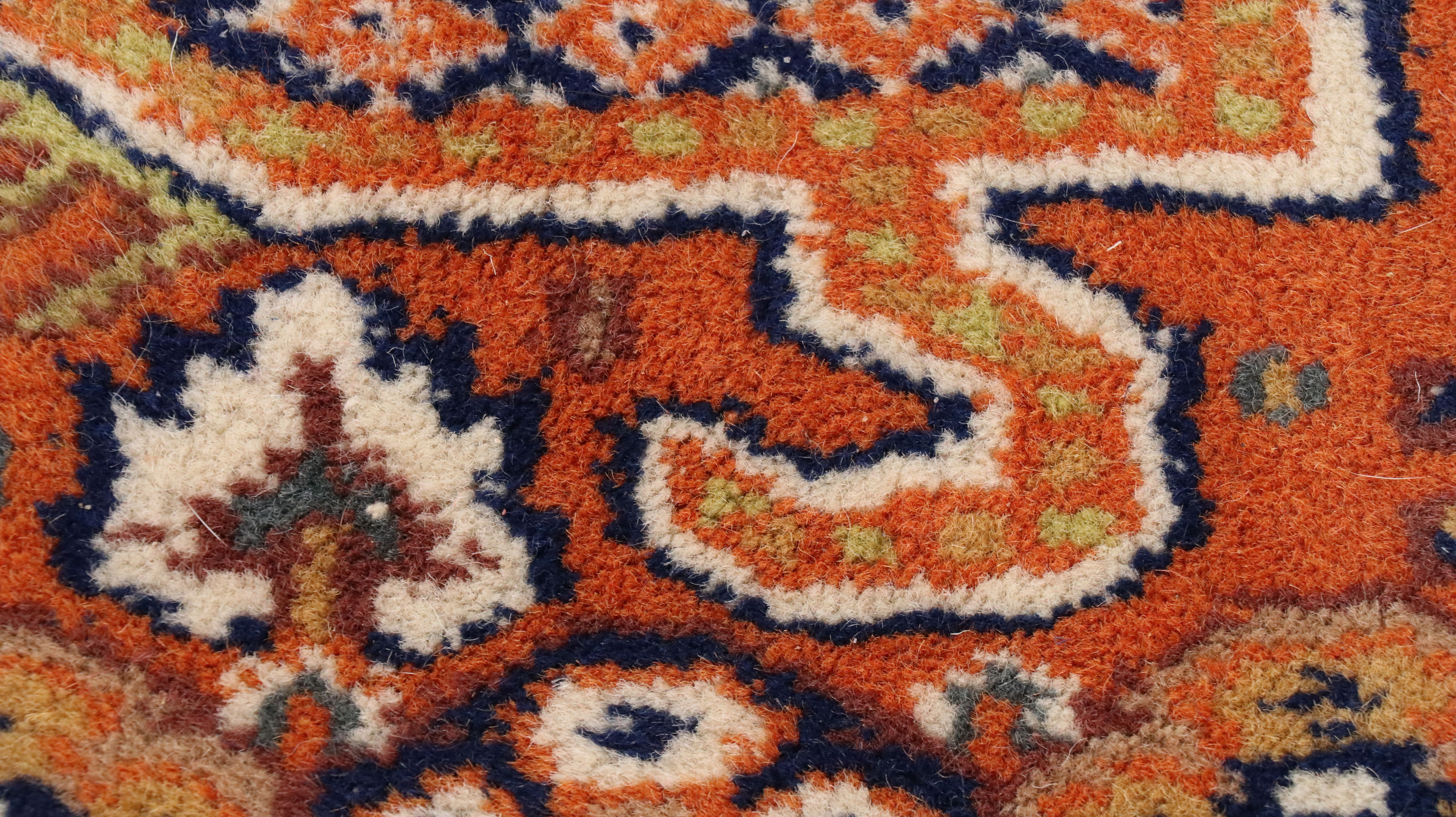 2'8 x 8'6 Hand-Knotted Caucasian Azerbaijan Perpedil Carpet Runner