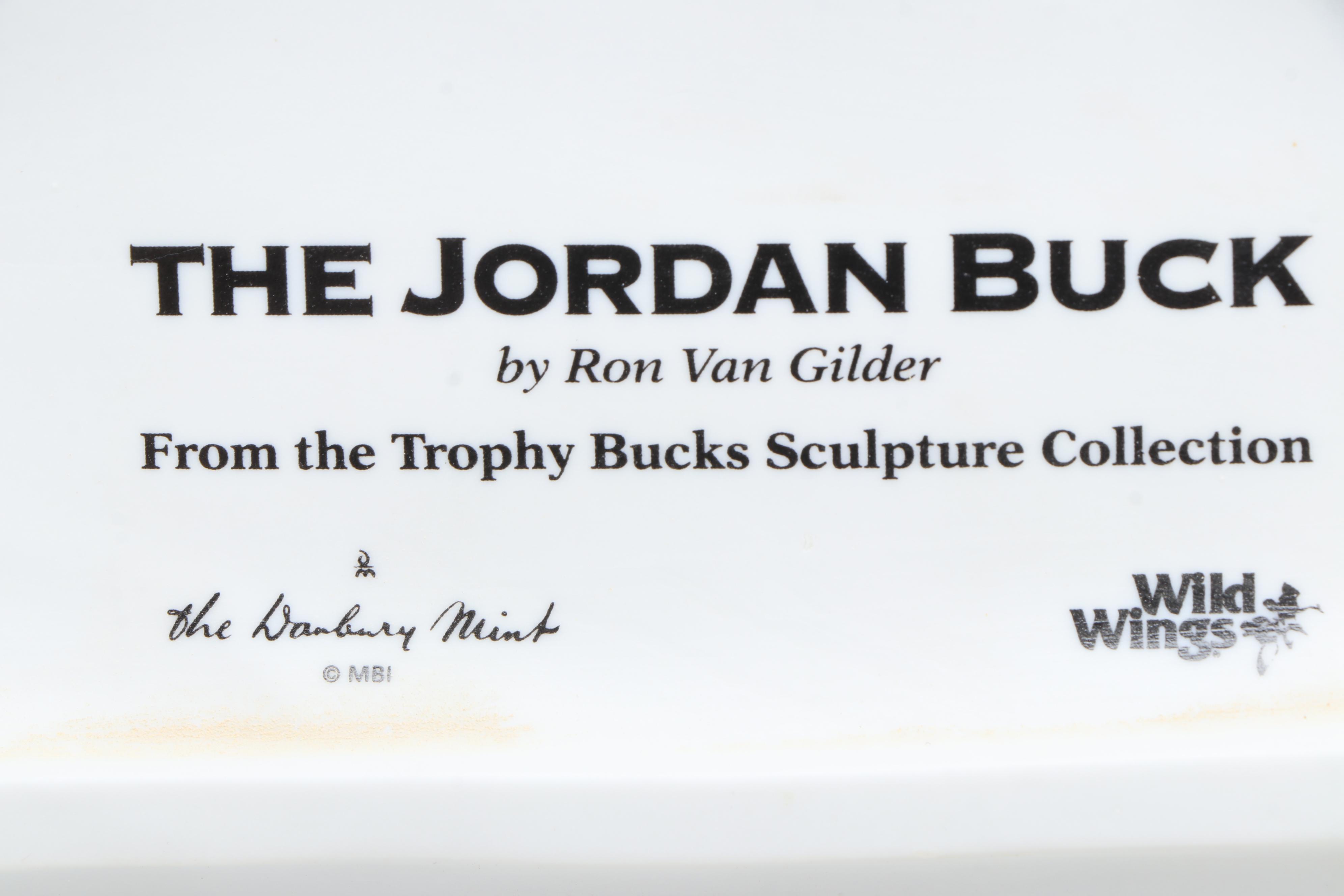 The Danbury Mint "The Jordan Buck" Porcelain Figurine