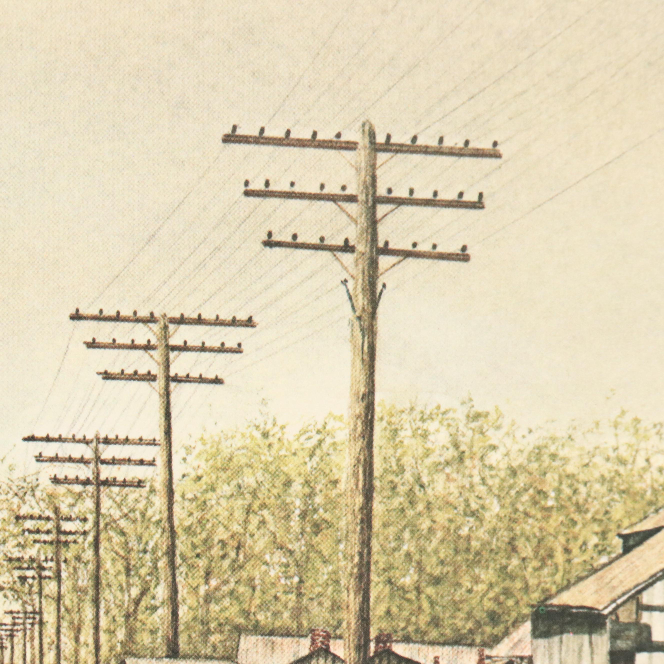 Offset Lithograph "Southern Harvest," 1981