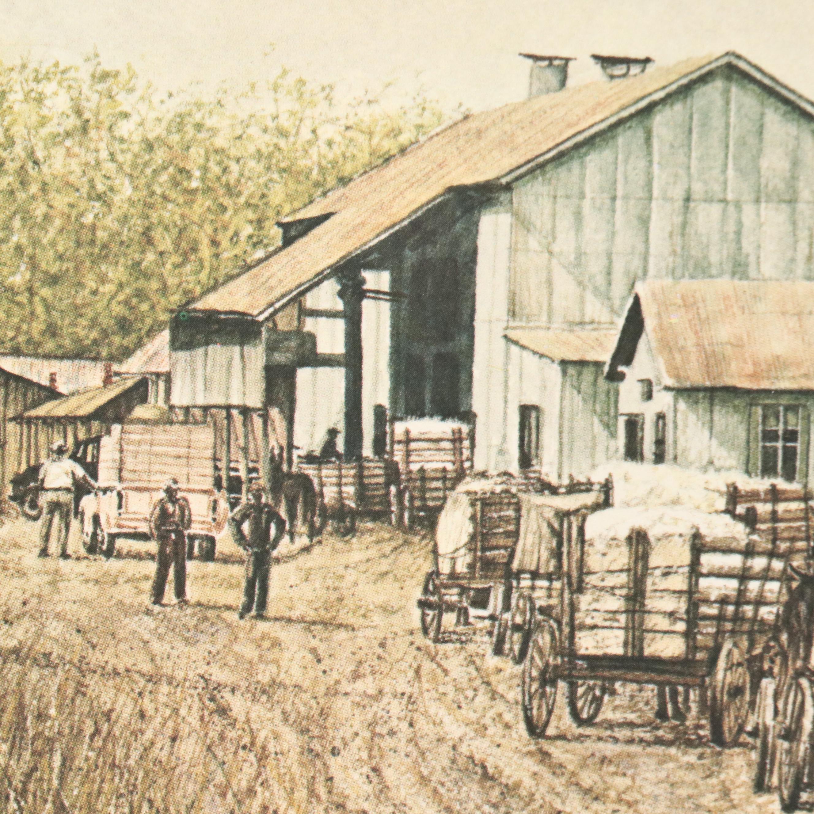 Offset Lithograph "Southern Harvest," 1981