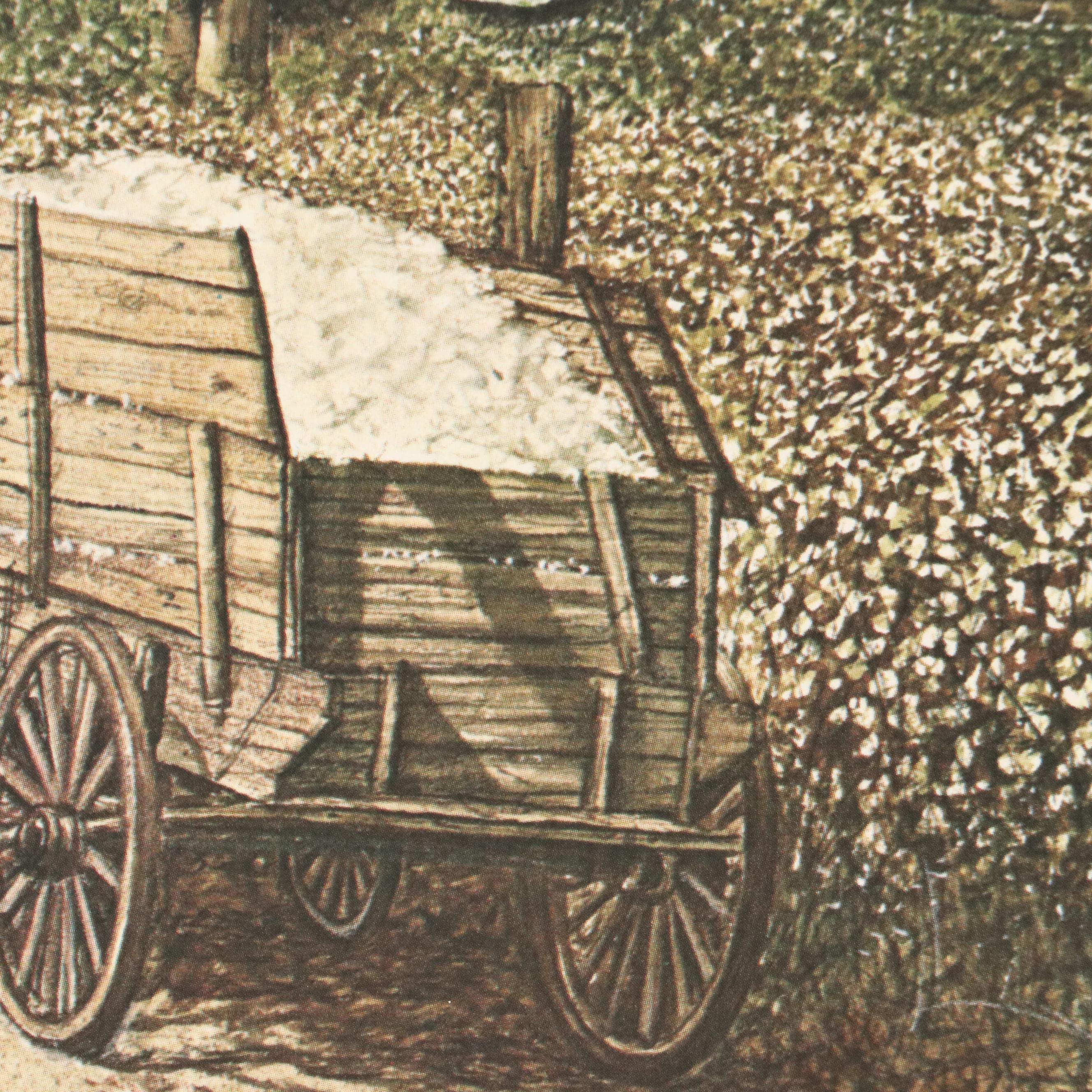 Offset Lithograph "Southern Harvest," 1981