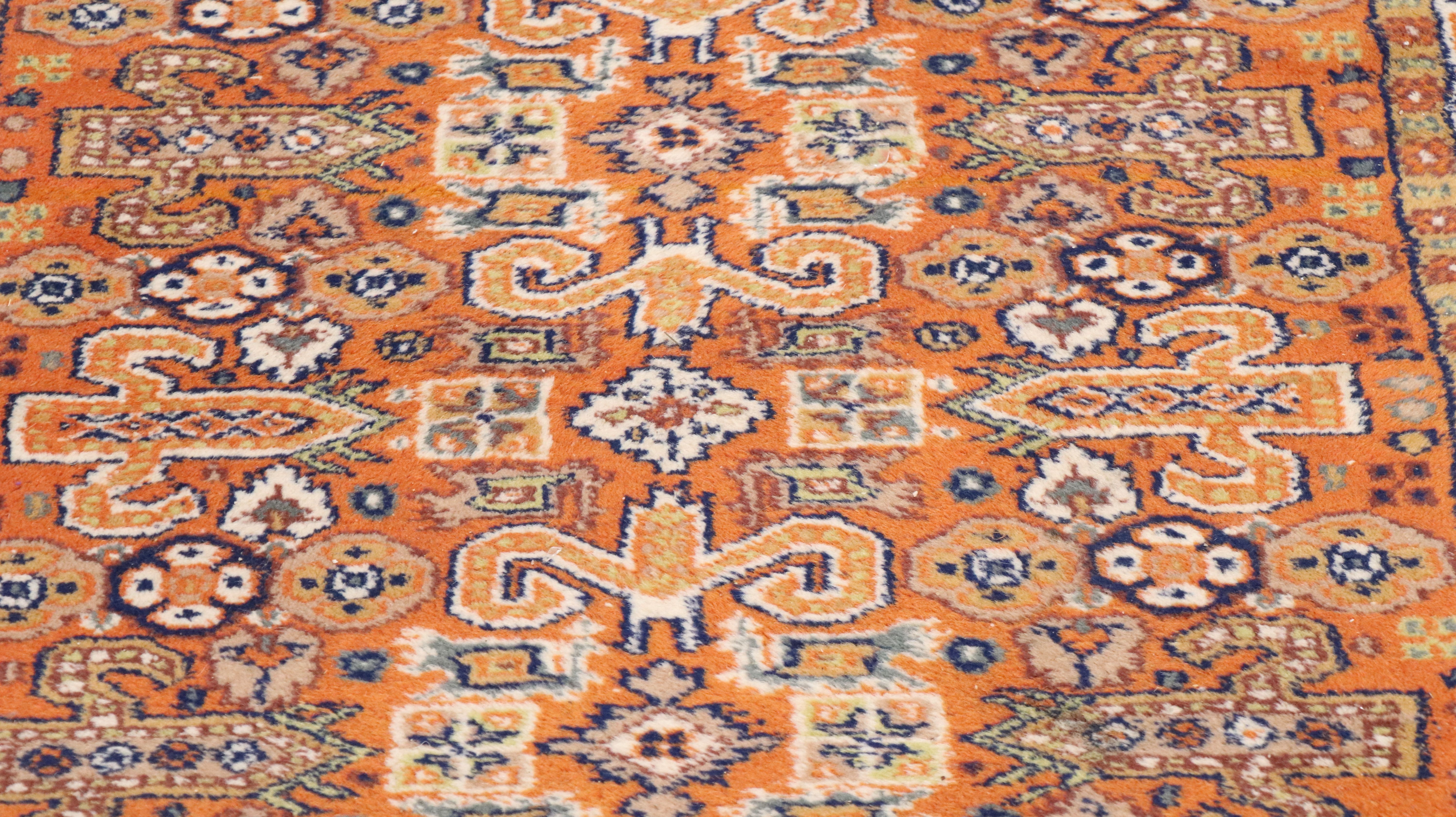 2'8 x 8'6 Hand-Knotted Caucasian Azerbaijan Perpedil Carpet Runner