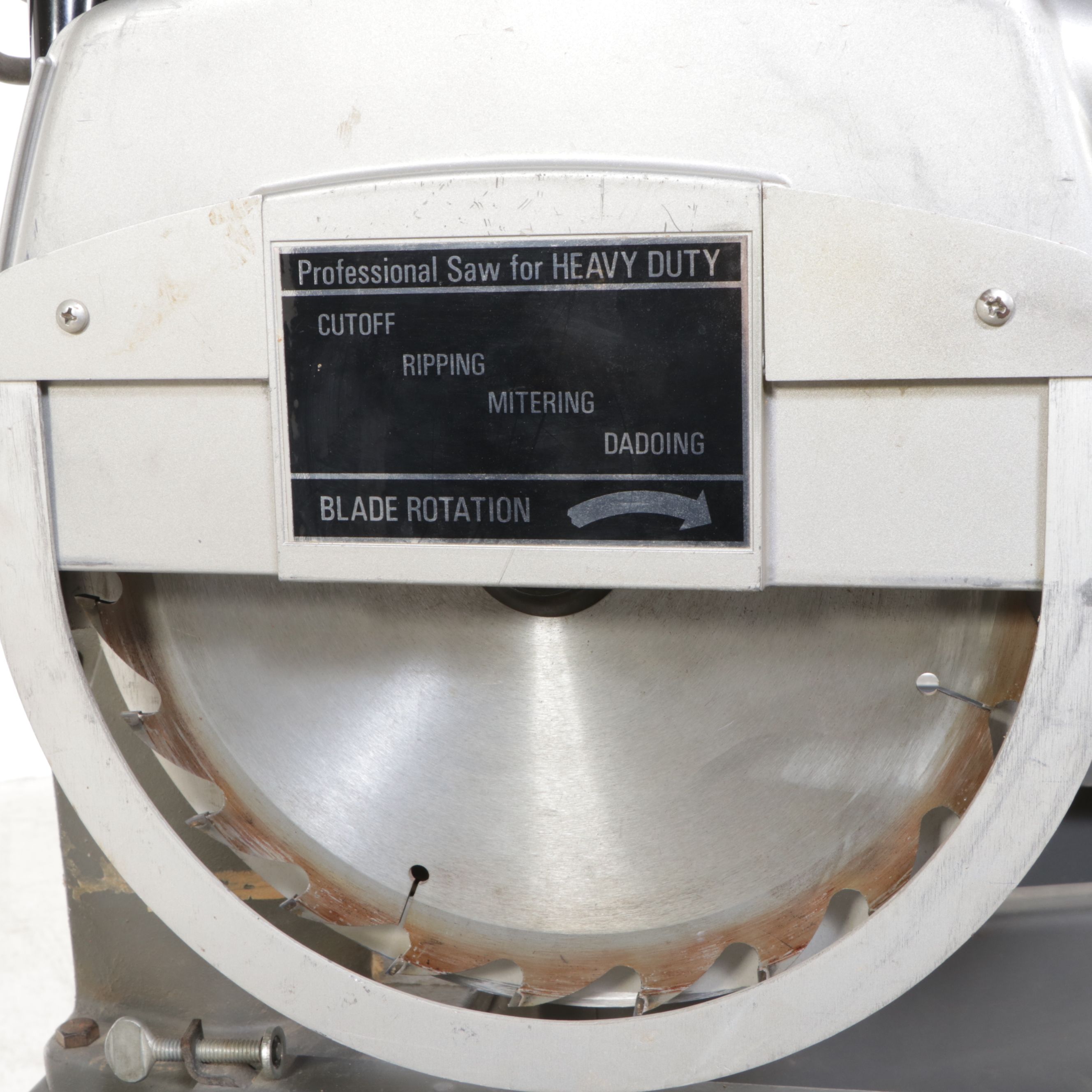 DeWalt 790 Contractors Powershop Circular Saw on Black & Decker Table