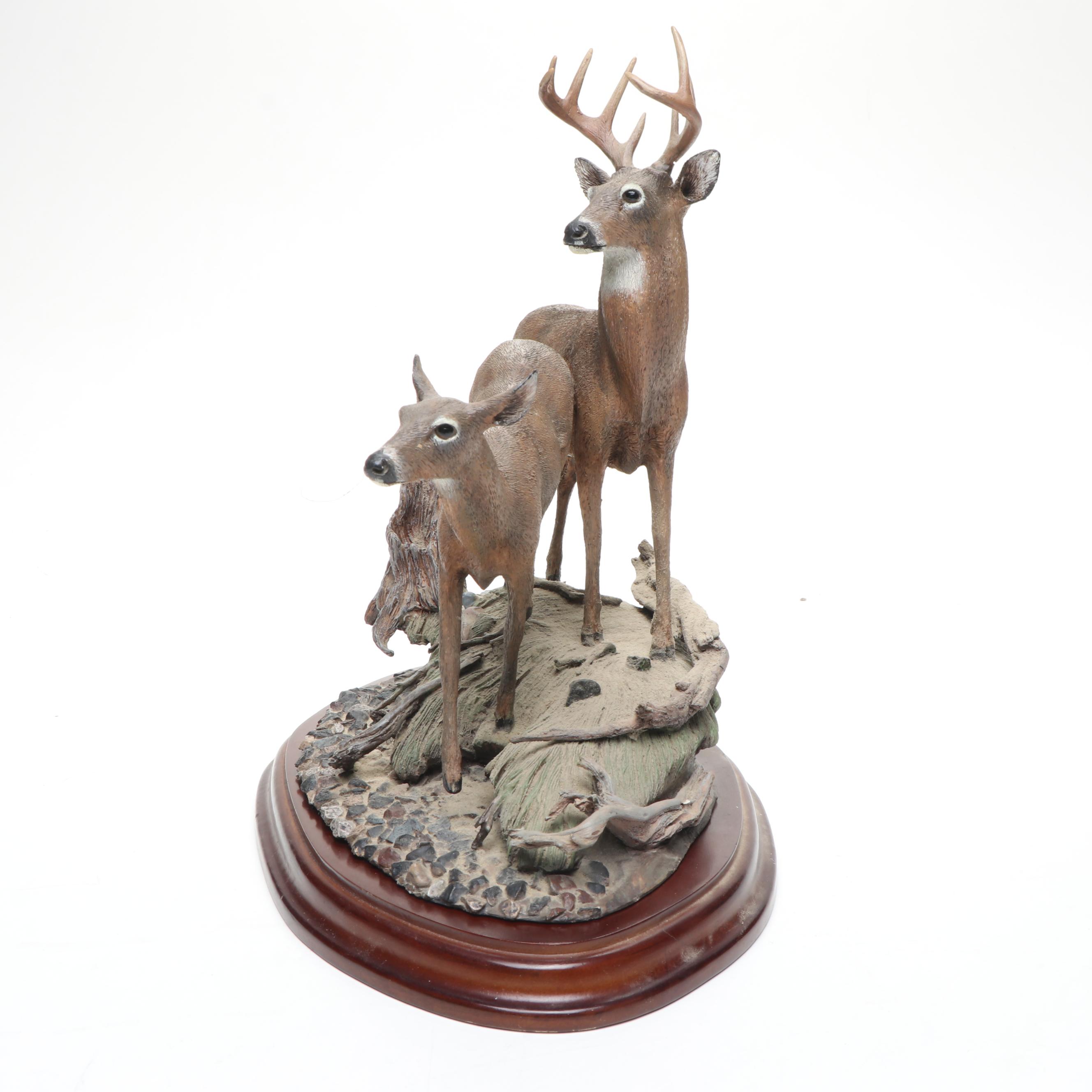 Danbury Mint "On the Alert" and Aus-Ben Limiteds "Ready to Work" Figurines
