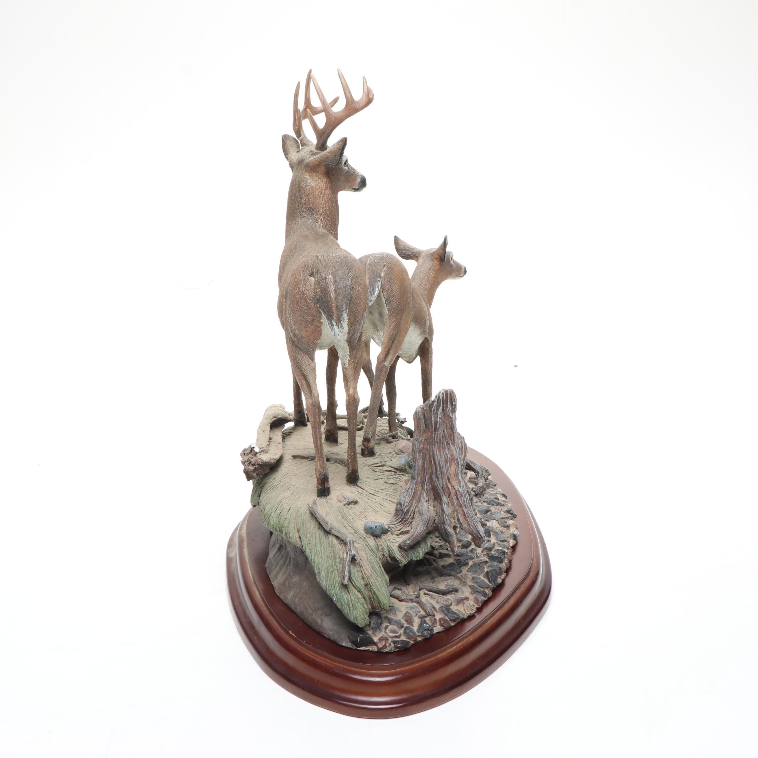 Danbury Mint "On the Alert" and Aus-Ben Limiteds "Ready to Work" Figurines