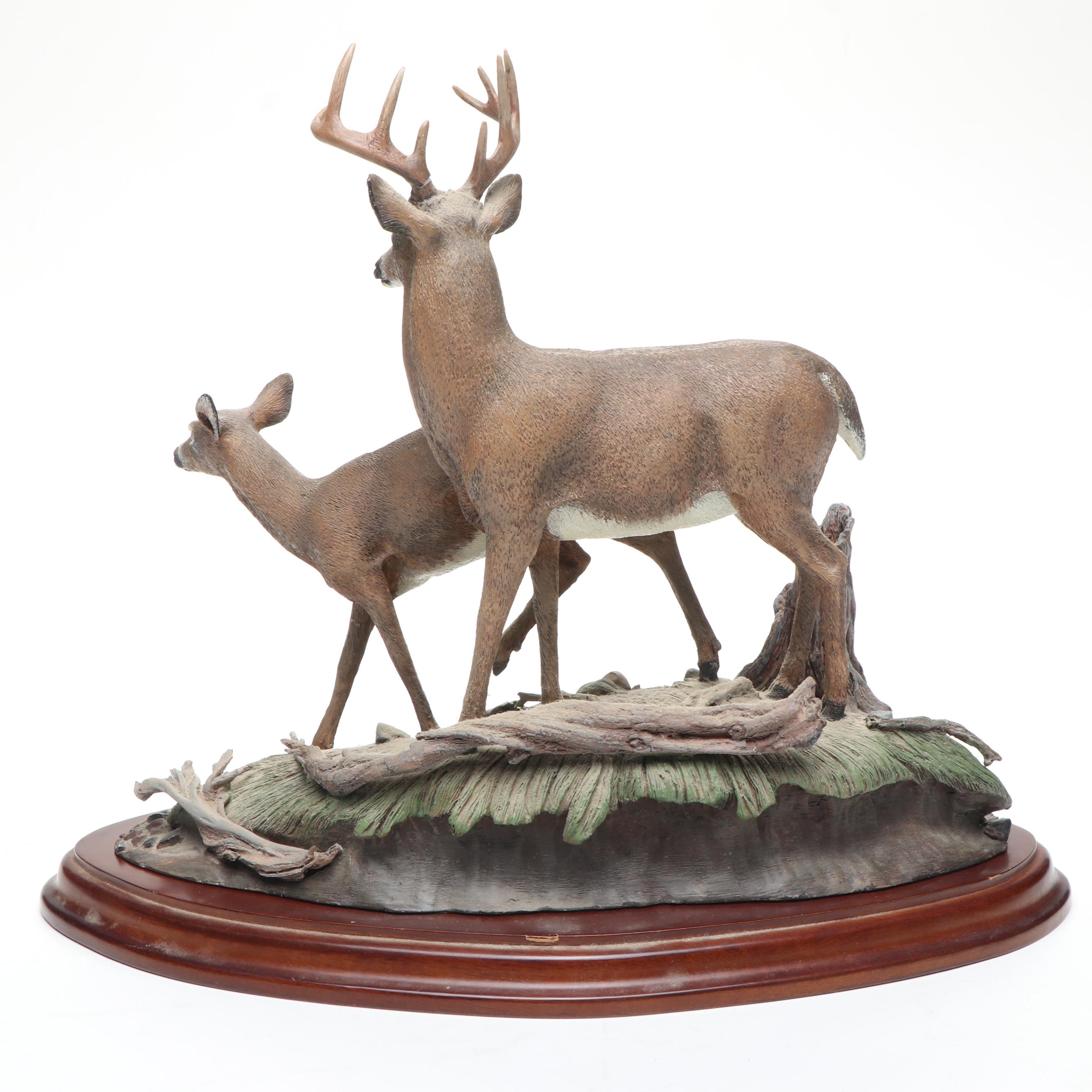 Danbury Mint "On the Alert" and Aus-Ben Limiteds "Ready to Work" Figurines