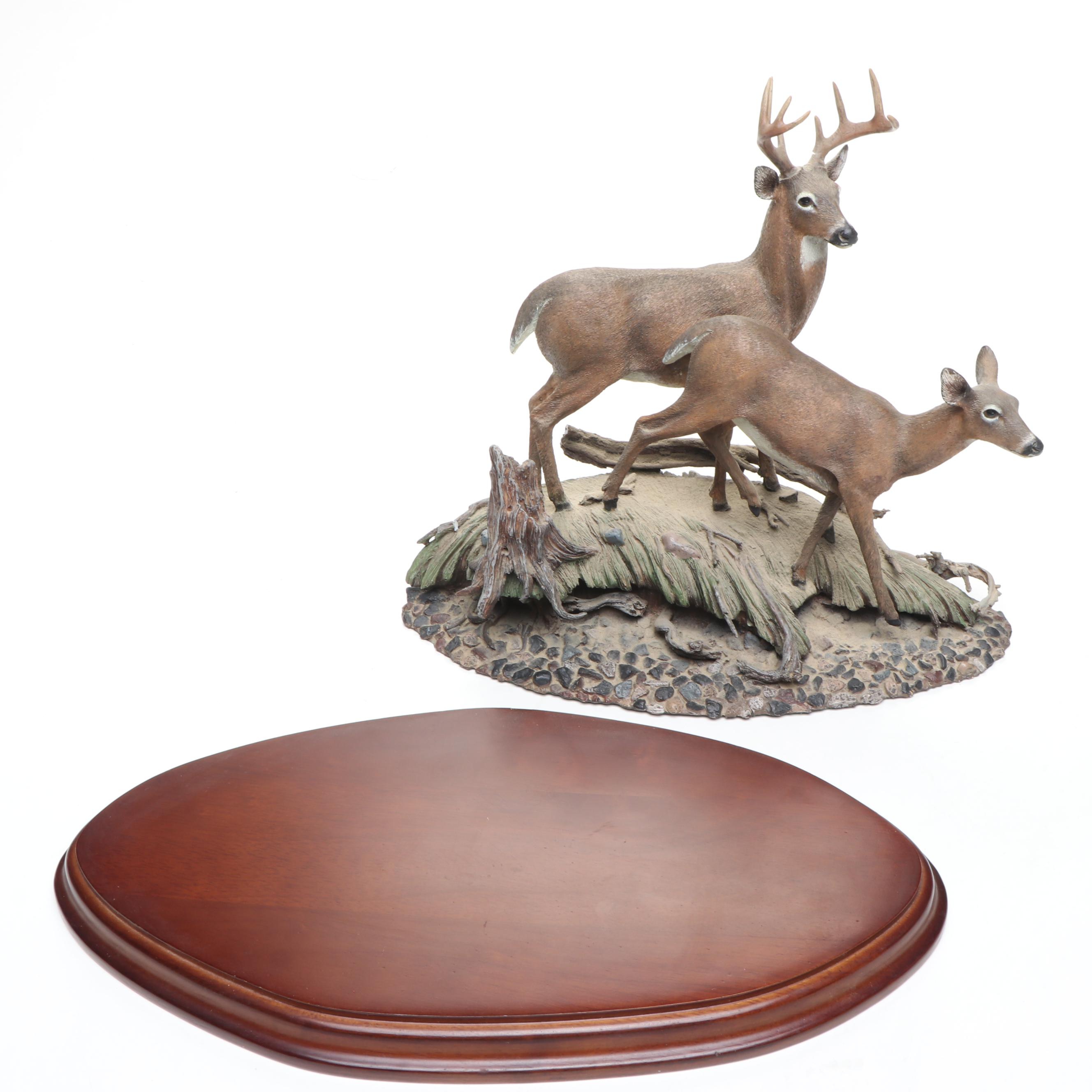 Danbury Mint "On the Alert" and Aus-Ben Limiteds "Ready to Work" Figurines