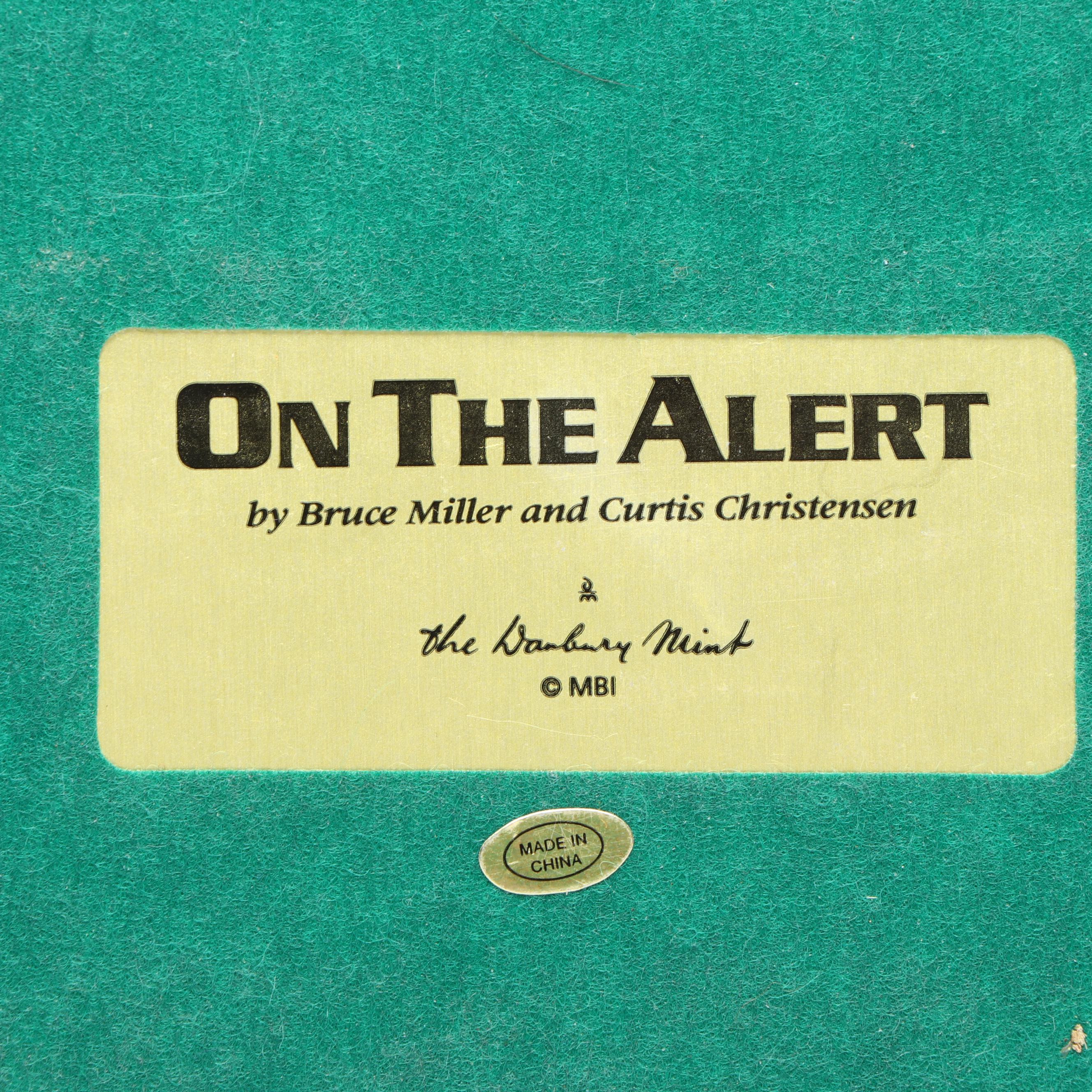 Danbury Mint "On the Alert" and Aus-Ben Limiteds "Ready to Work" Figurines