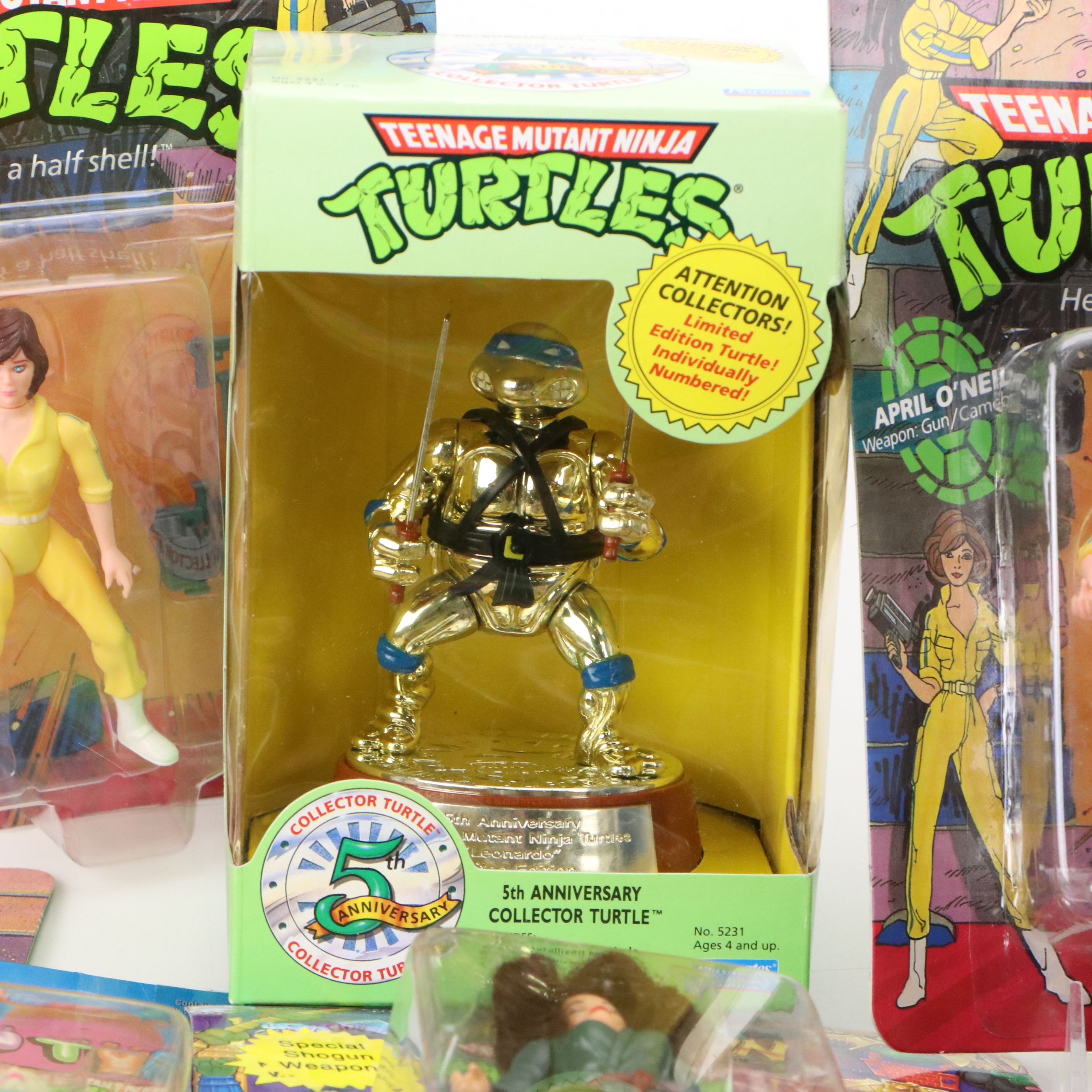 Playmates "Teenage Mutant Ninja Turtles" Action Figures, 1980s–1990s
