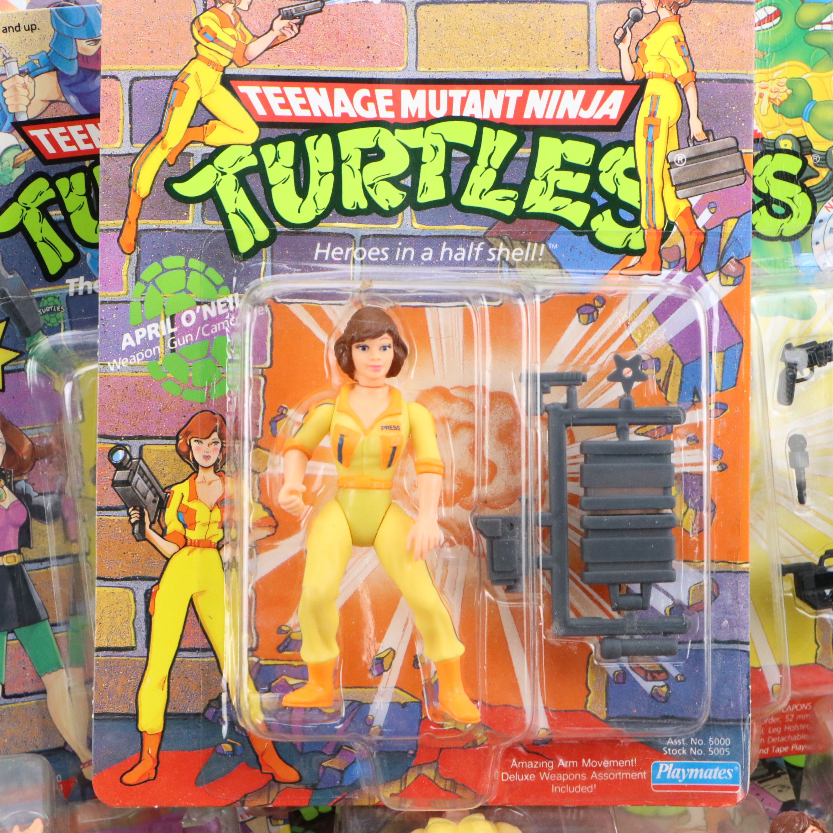 Playmates "Teenage Mutant Ninja Turtles" Action Figures, 1980s–1990s
