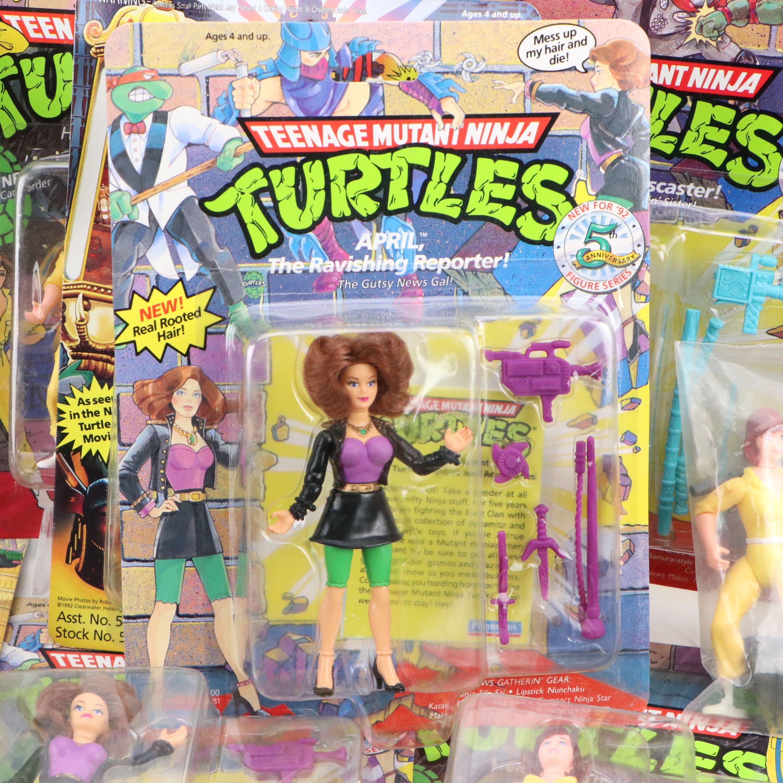 Playmates "Teenage Mutant Ninja Turtles" Action Figures, 1980s–1990s