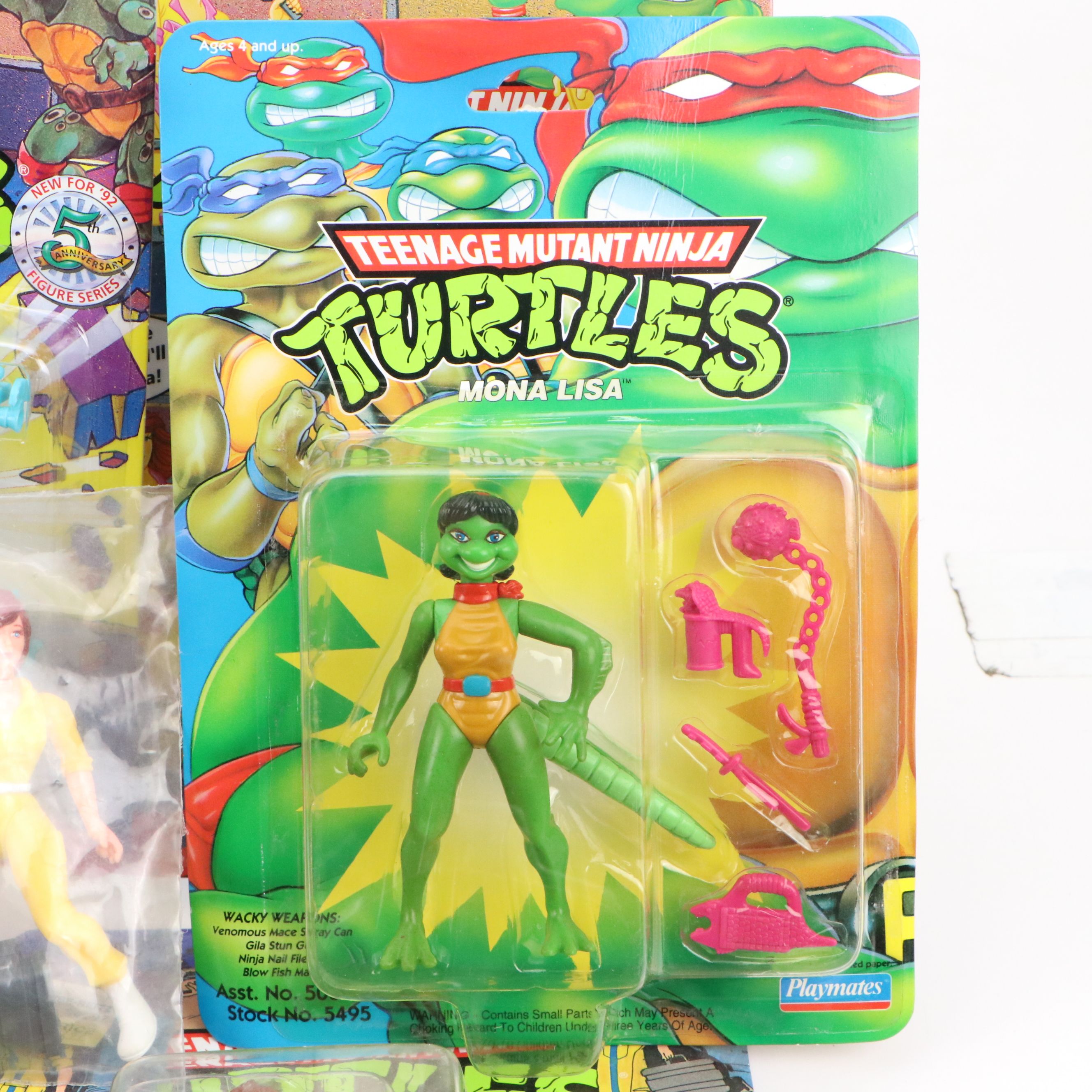 Playmates "Teenage Mutant Ninja Turtles" Action Figures, 1980s–1990s