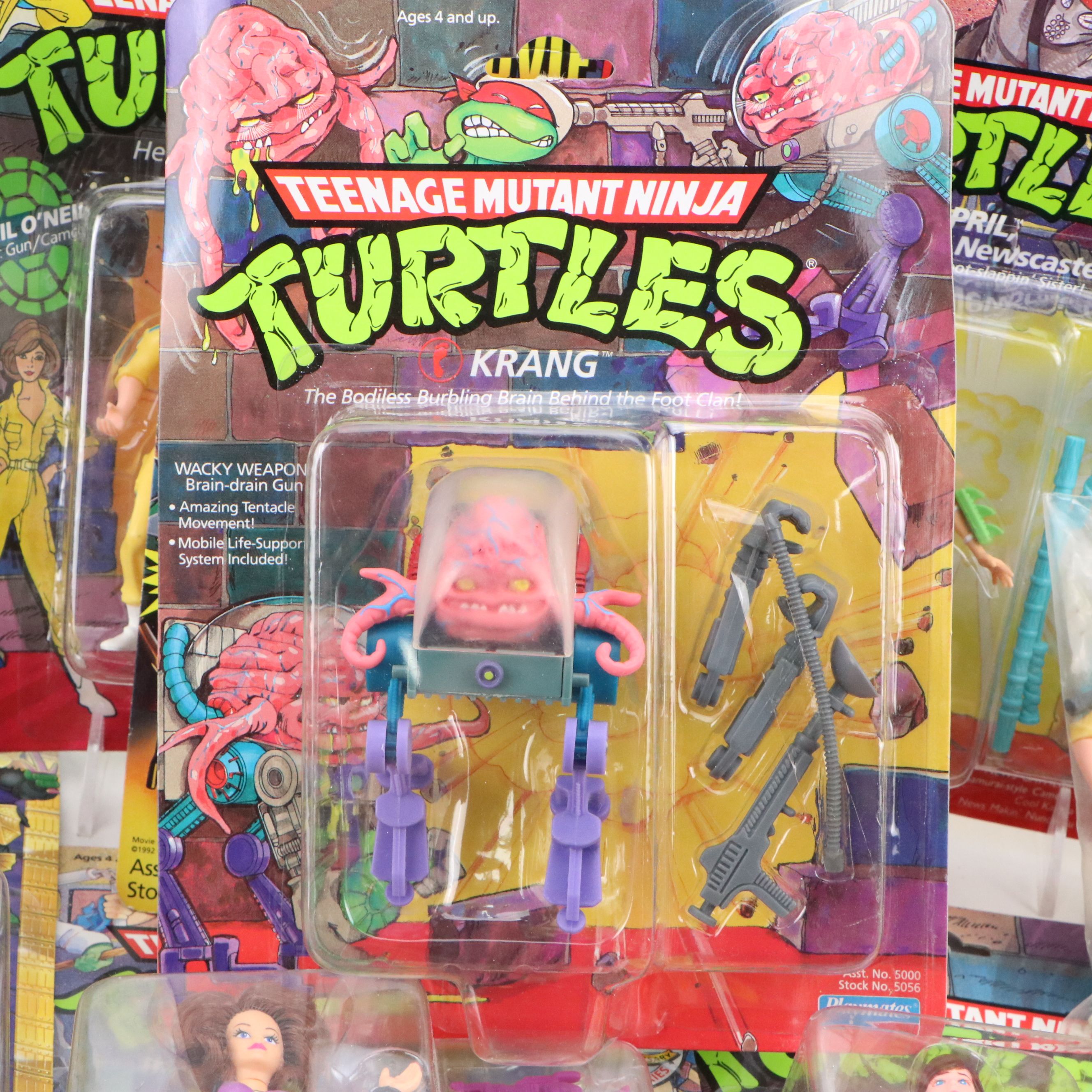 Playmates "Teenage Mutant Ninja Turtles" Action Figures, 1980s–1990s