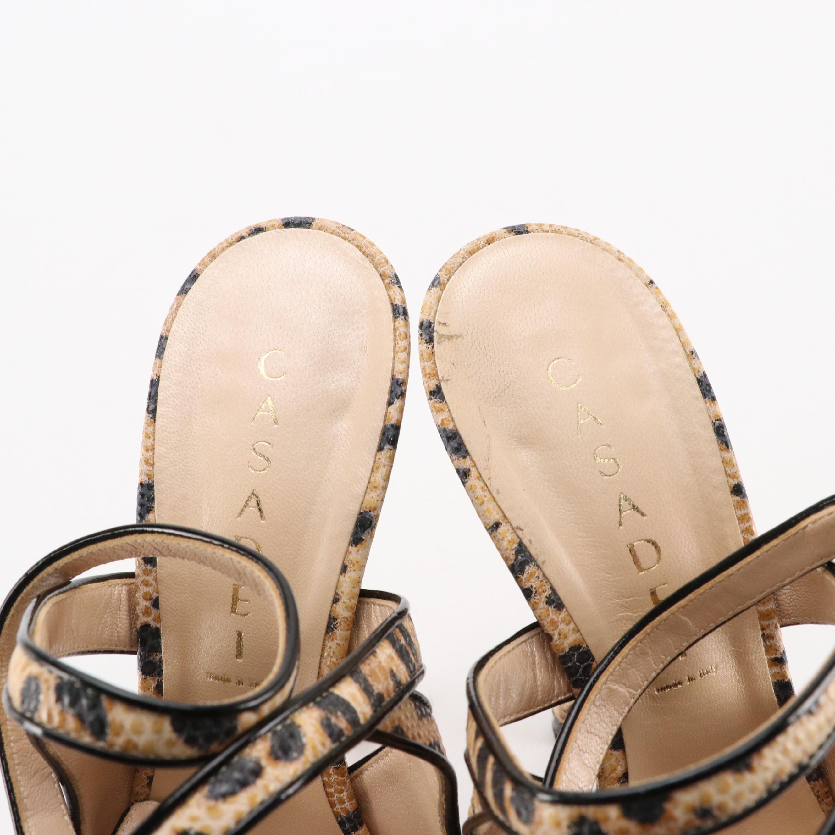 Sam Edelman Studded Gladiator Sandals, Casadei Platform Pumps, and Other Heels