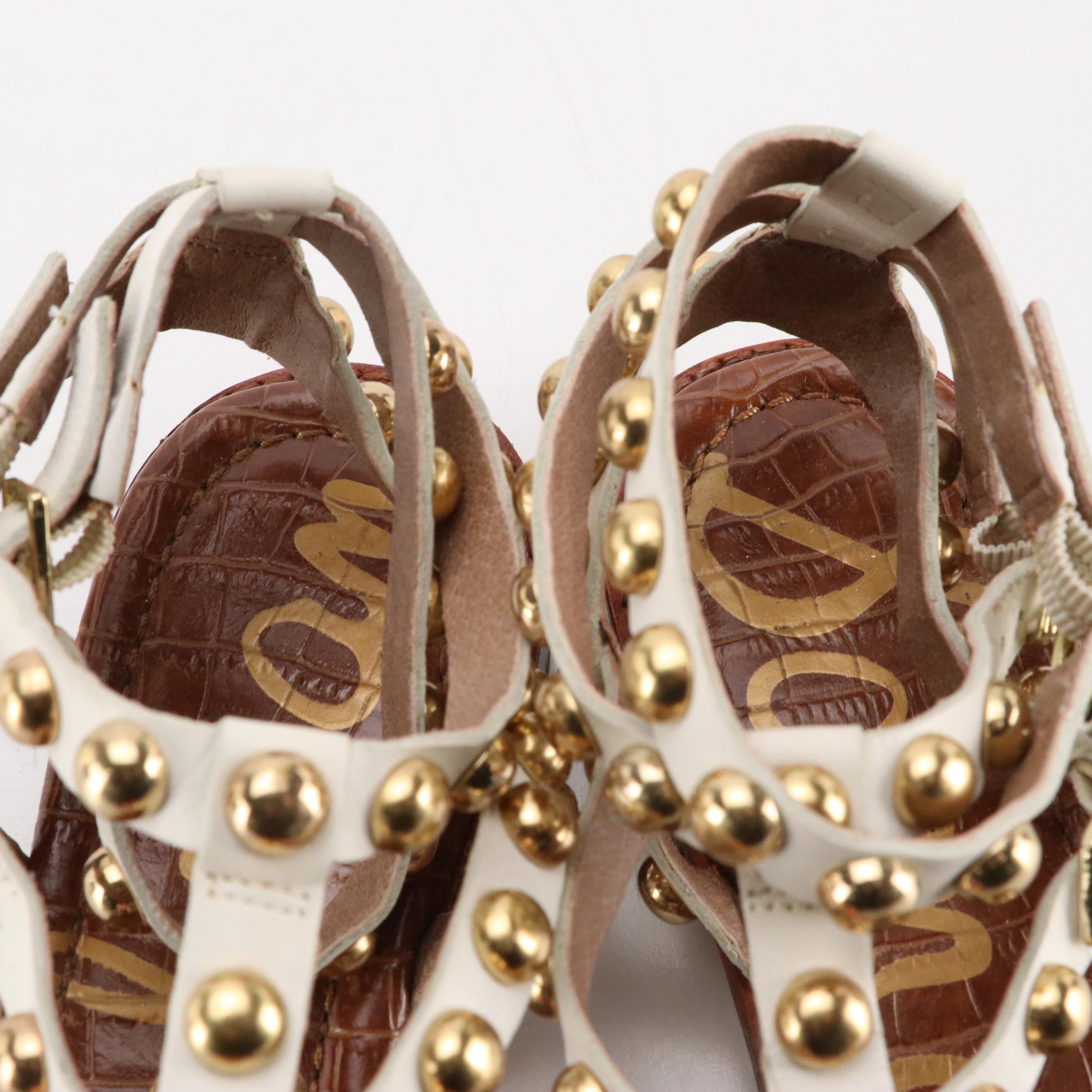Sam Edelman Studded Gladiator Sandals, Casadei Platform Pumps, and Other Heels