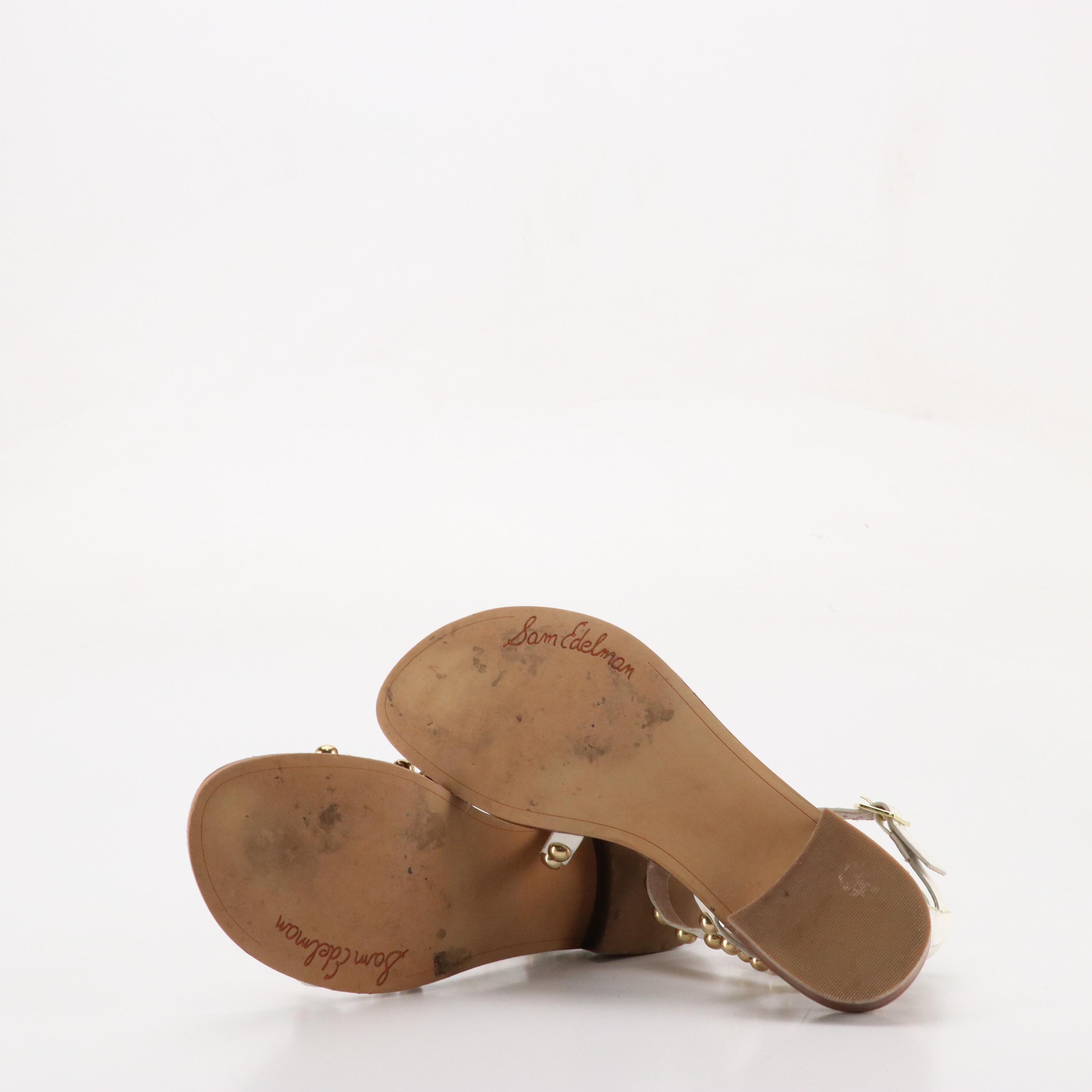 Sam Edelman Studded Gladiator Sandals, Casadei Platform Pumps, and Other Heels