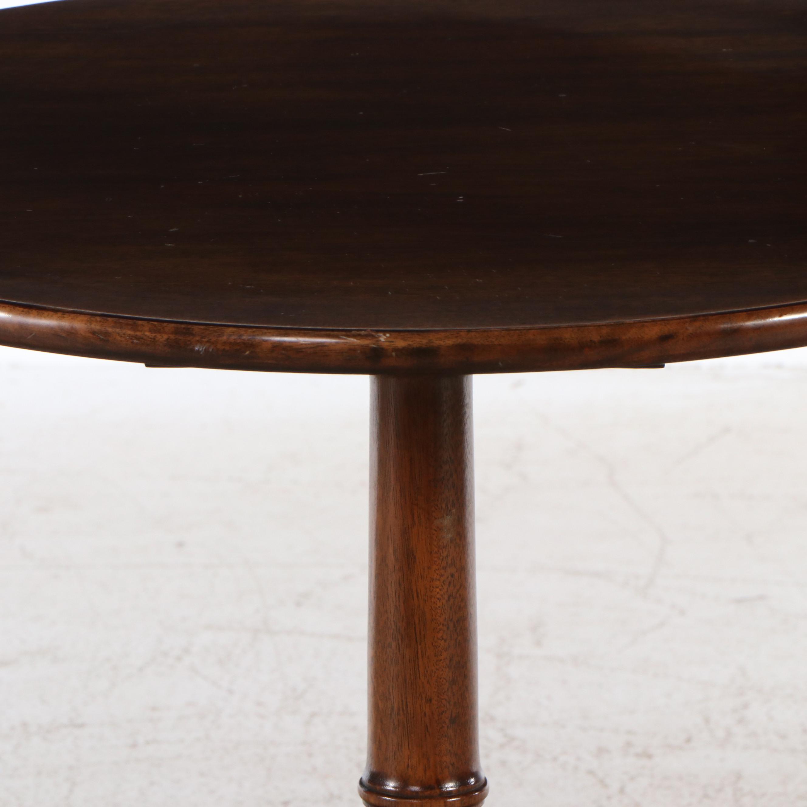 Federal Style Mahogany Tilt-Top Tea Table, Late 20th Century