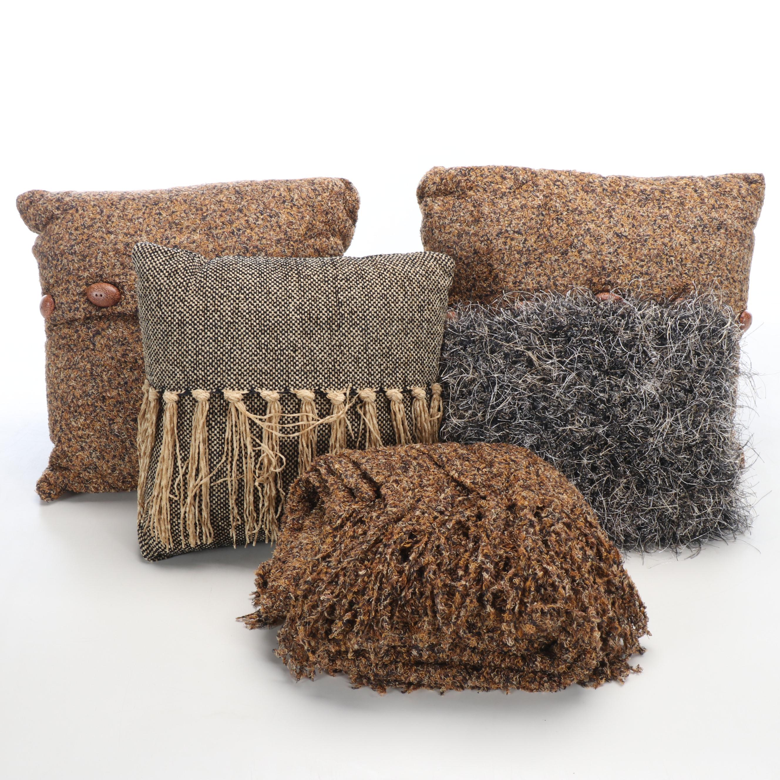 Diane Jackson Cole Throw Pillows and Blanket