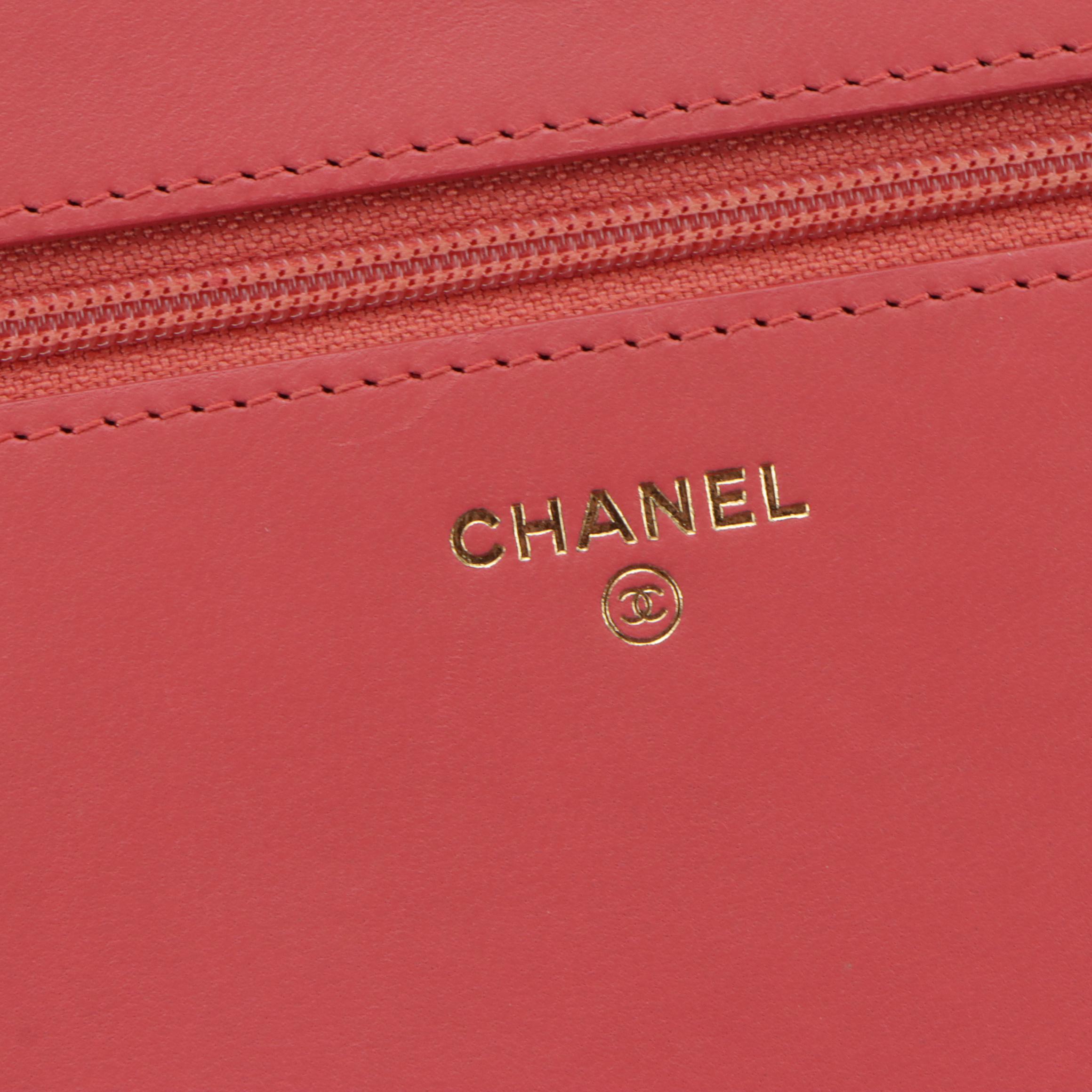 Chanel Tassel WOC in Double Stitch Quilted Leather