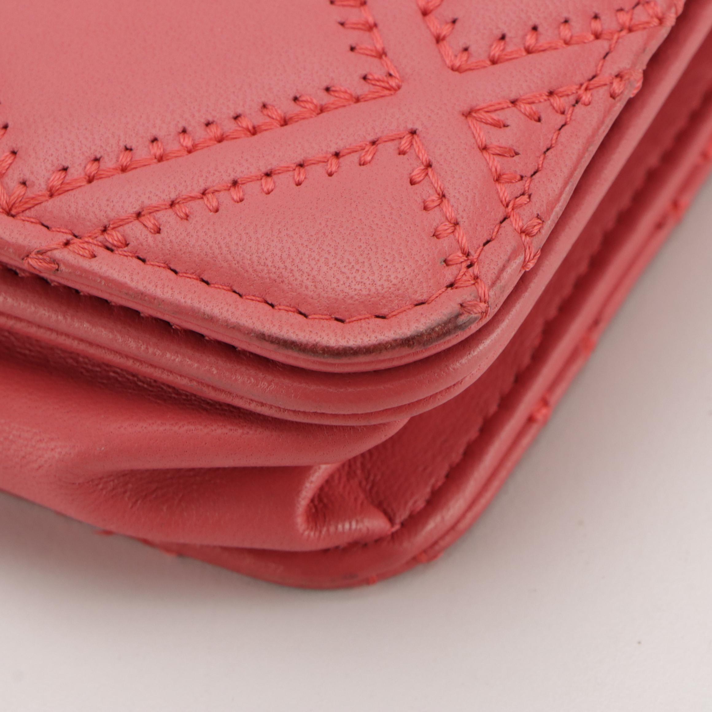 Chanel Tassel WOC in Double Stitch Quilted Leather